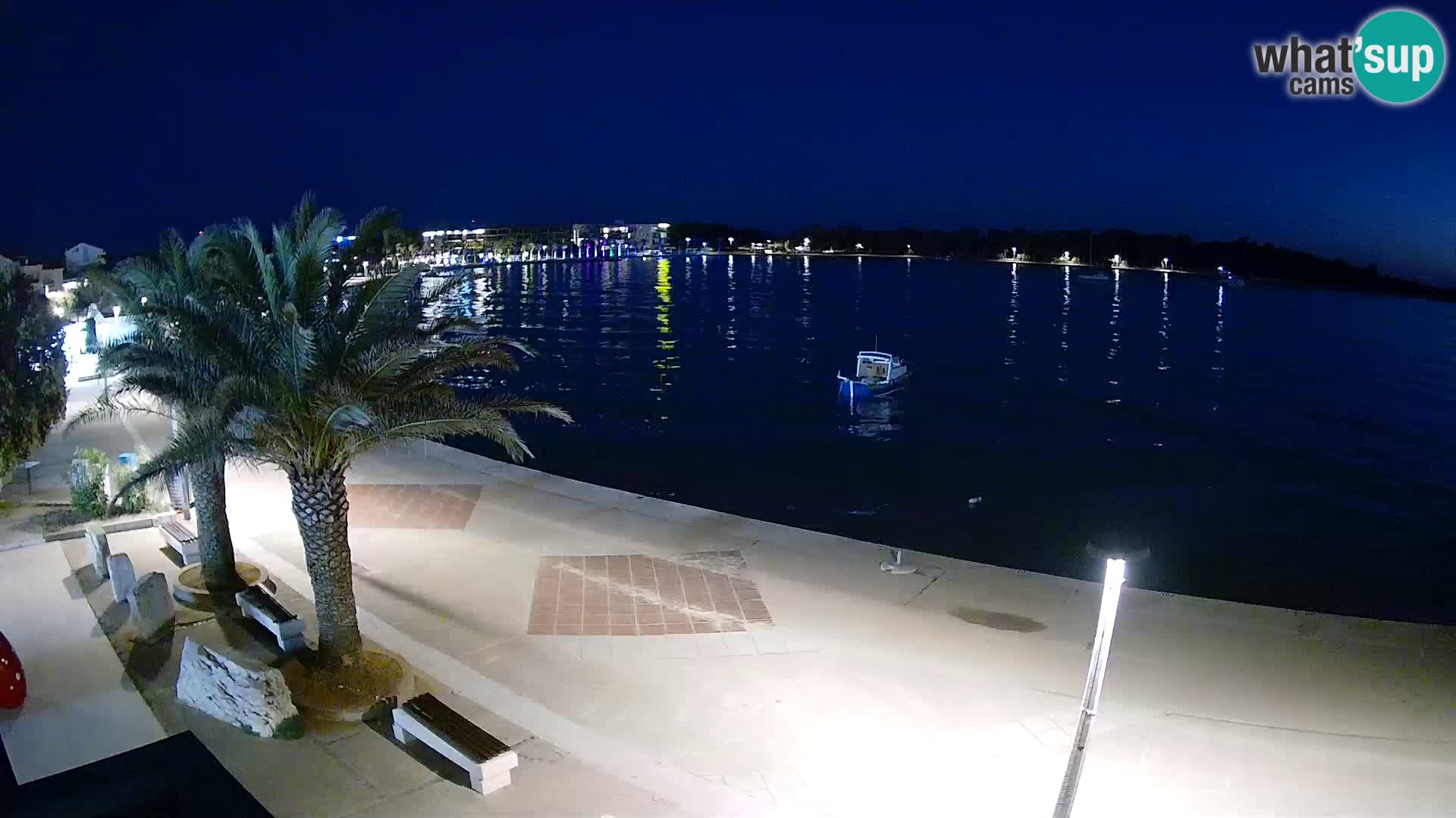 Seaside promenade in Novalja