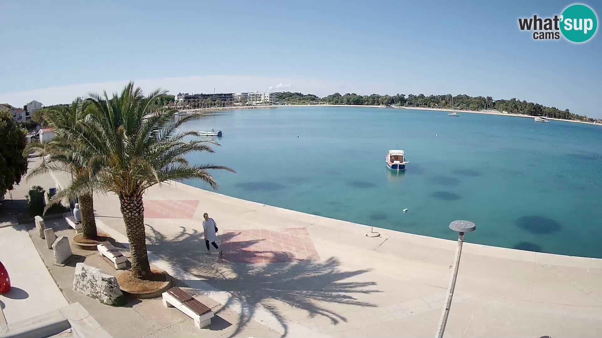 Seaside promenade in Novalja