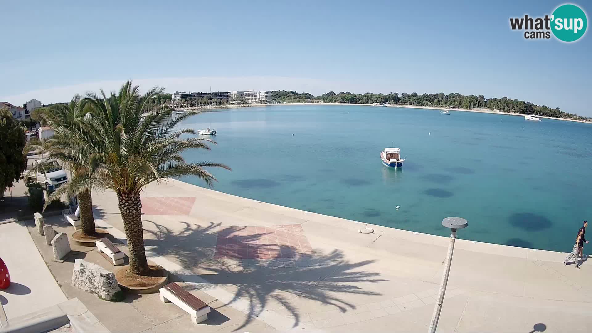 Seaside promenade in Novalja