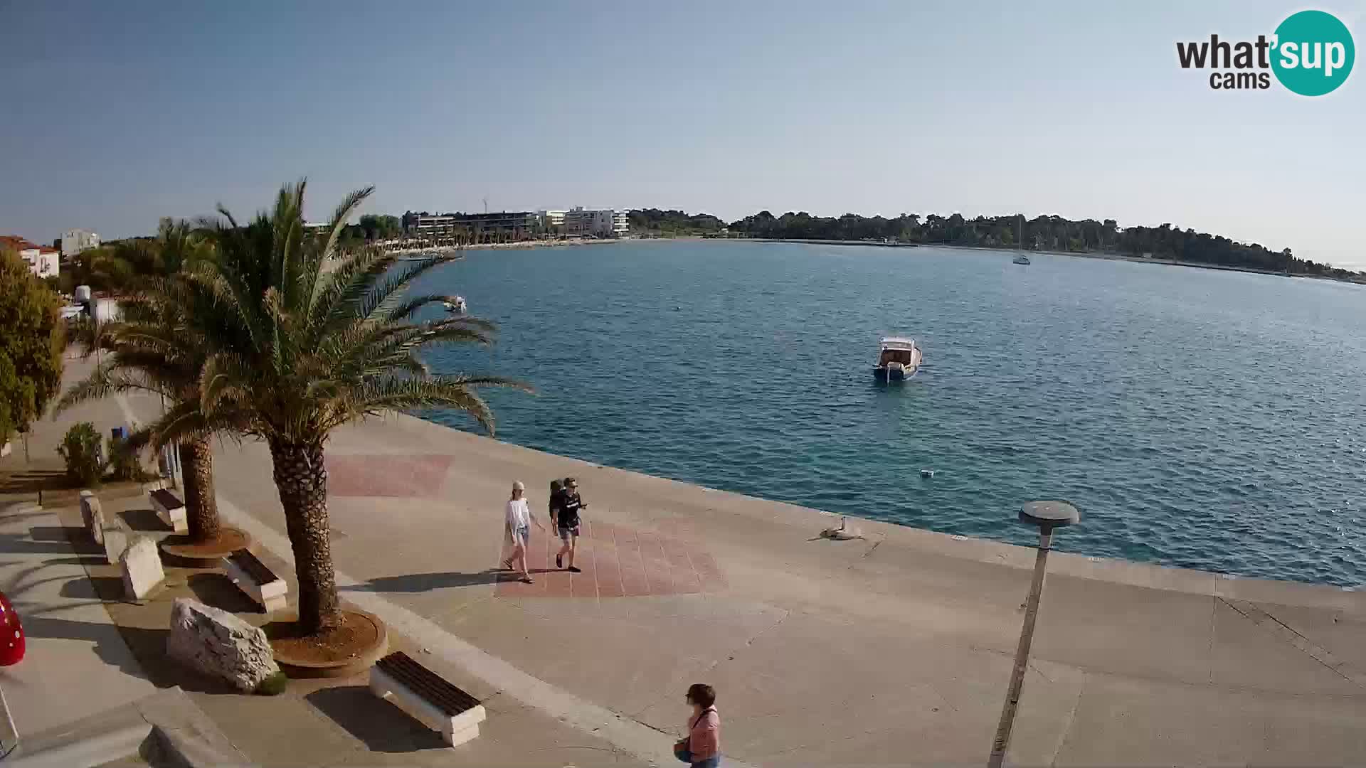Seaside promenade in Novalja
