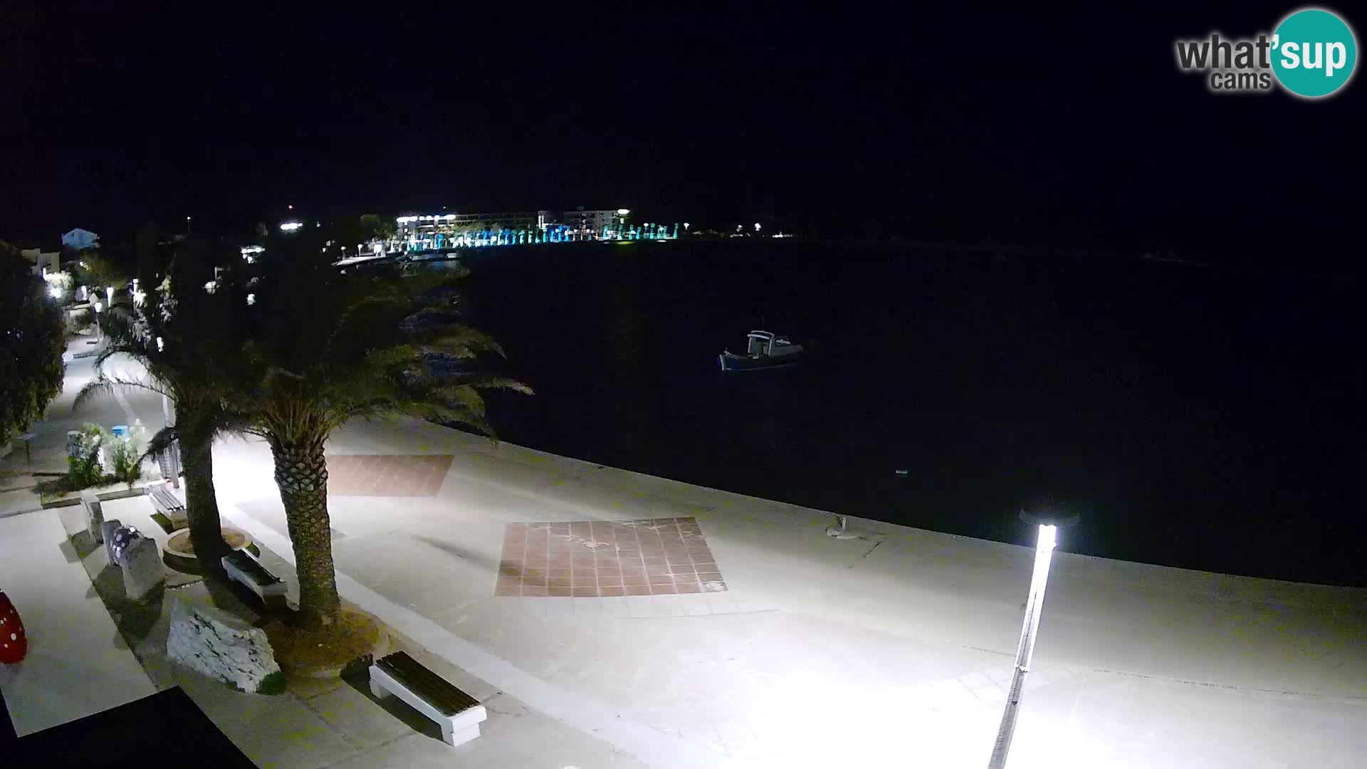 Seaside promenade in Novalja