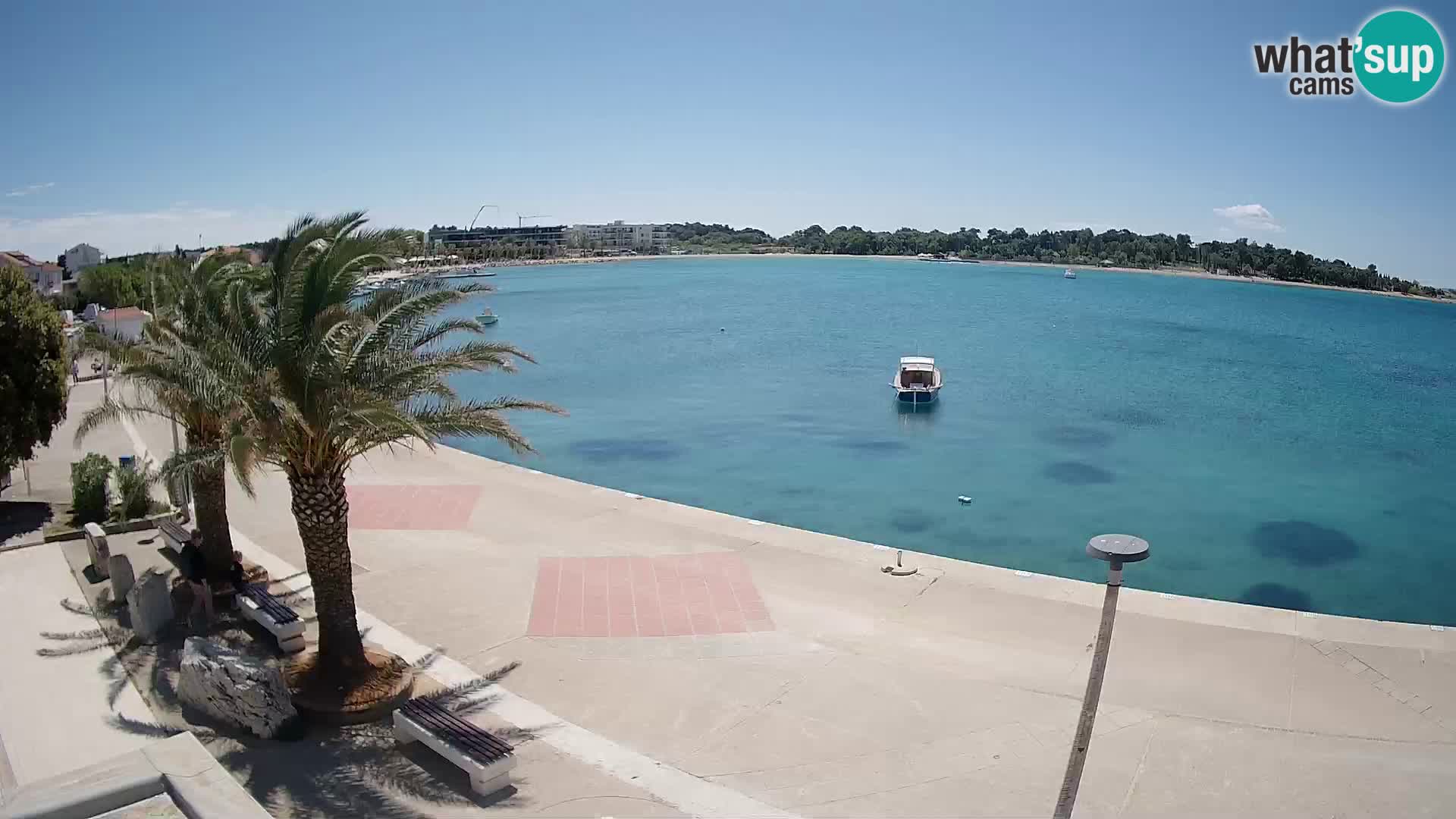 Seaside promenade in Novalja