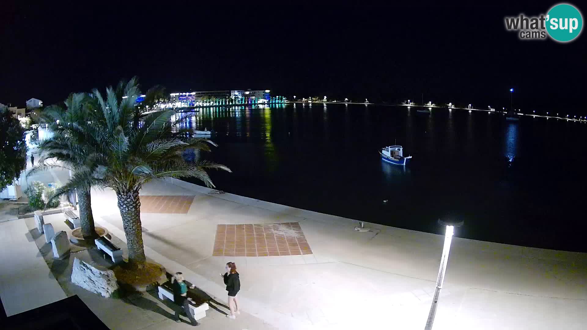 Seaside promenade in Novalja