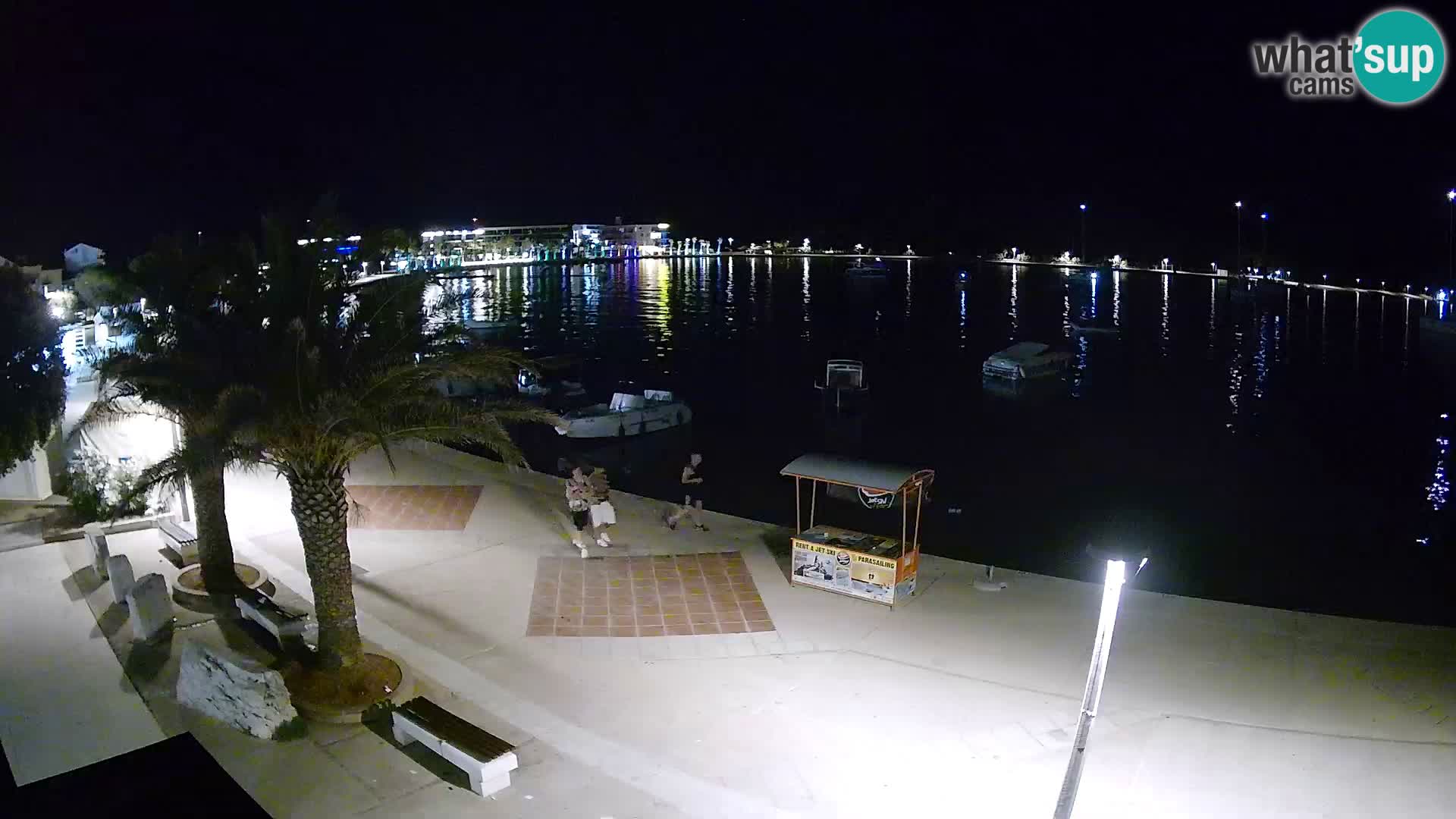 Seaside promenade in Novalja