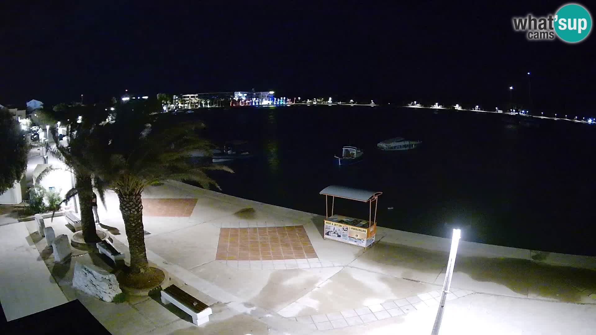 Seaside promenade in Novalja