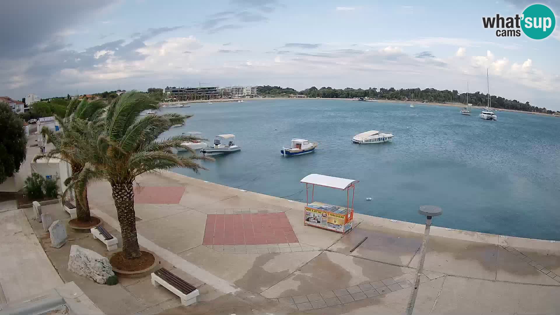 Seaside promenade in Novalja