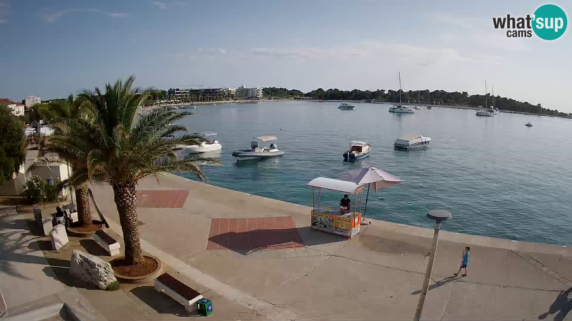 Seaside promenade in Novalja