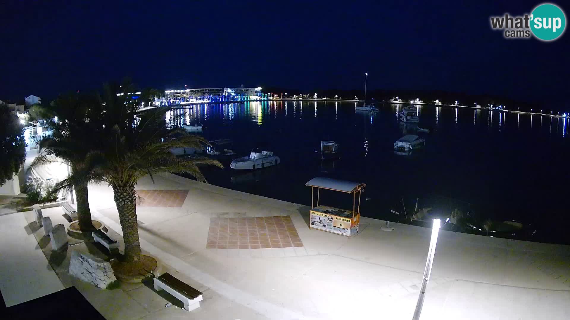 Seaside promenade in Novalja