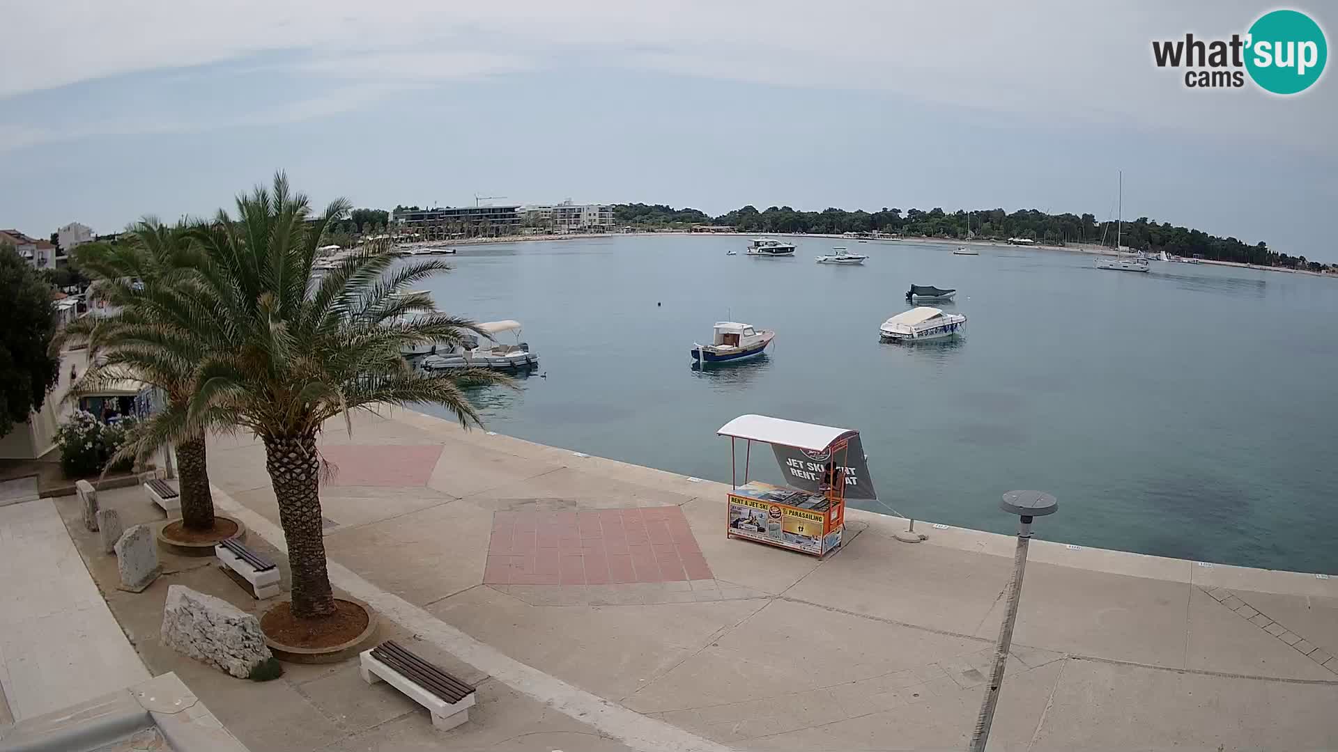 Seaside promenade in Novalja