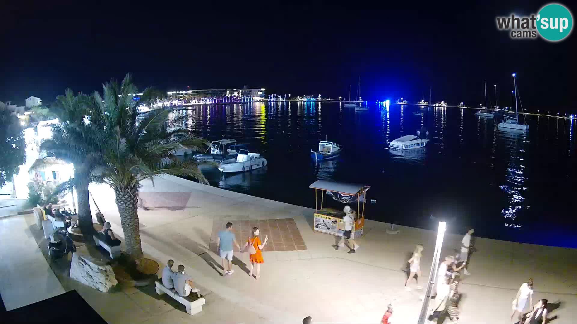 Seaside promenade in Novalja