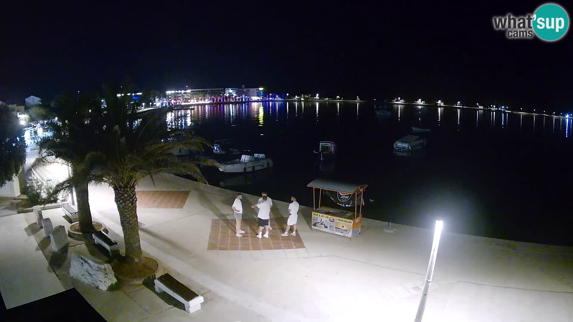 Seaside promenade in Novalja