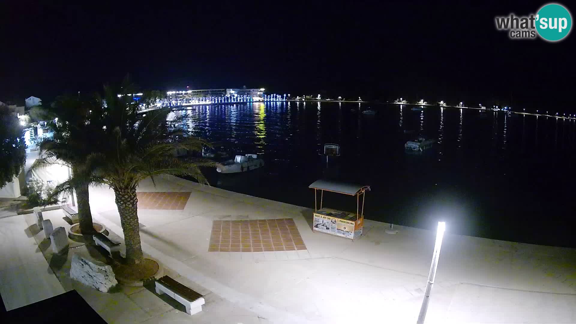Seaside promenade in Novalja
