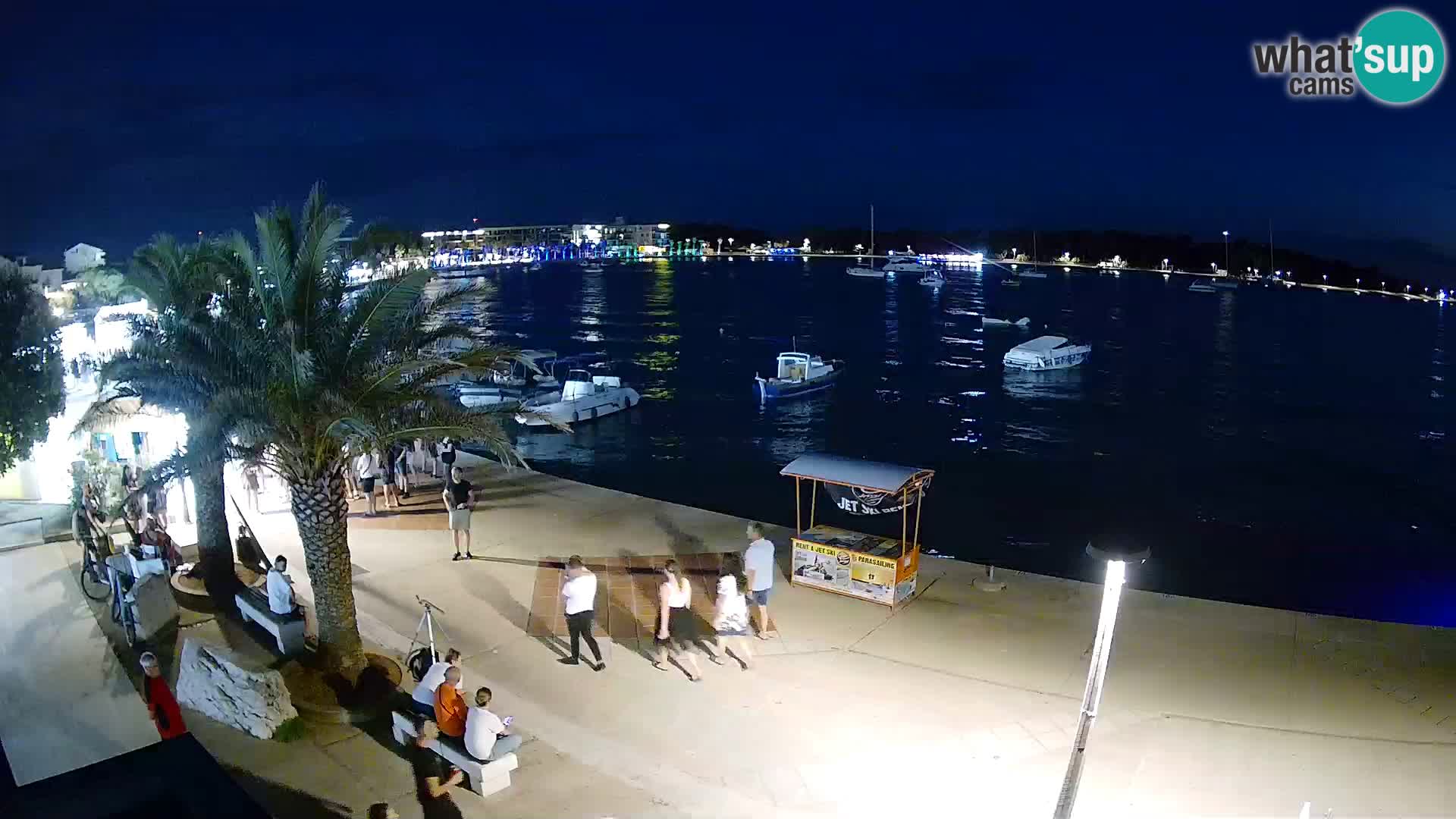 Seaside promenade in Novalja