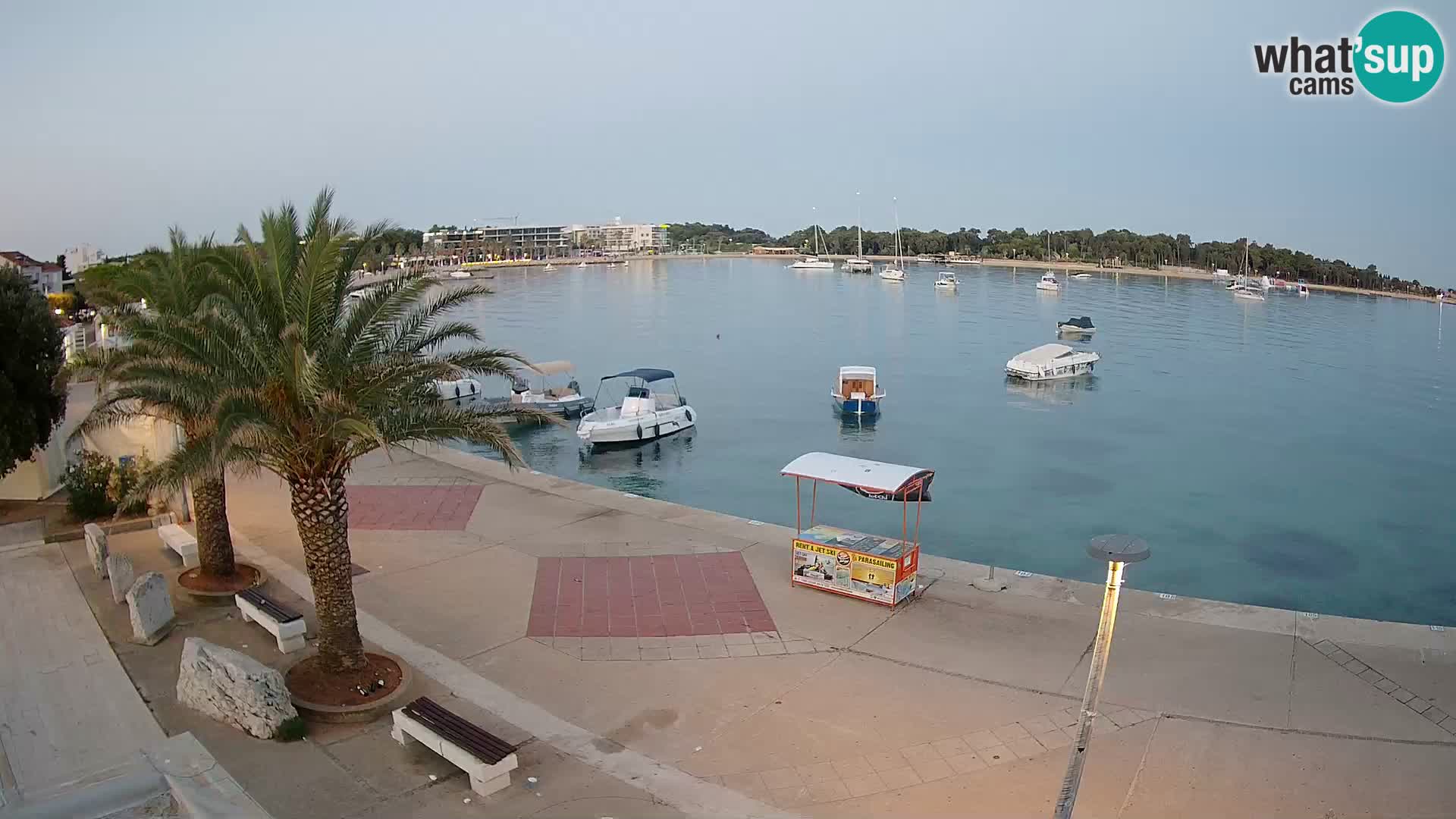 Seaside promenade in Novalja