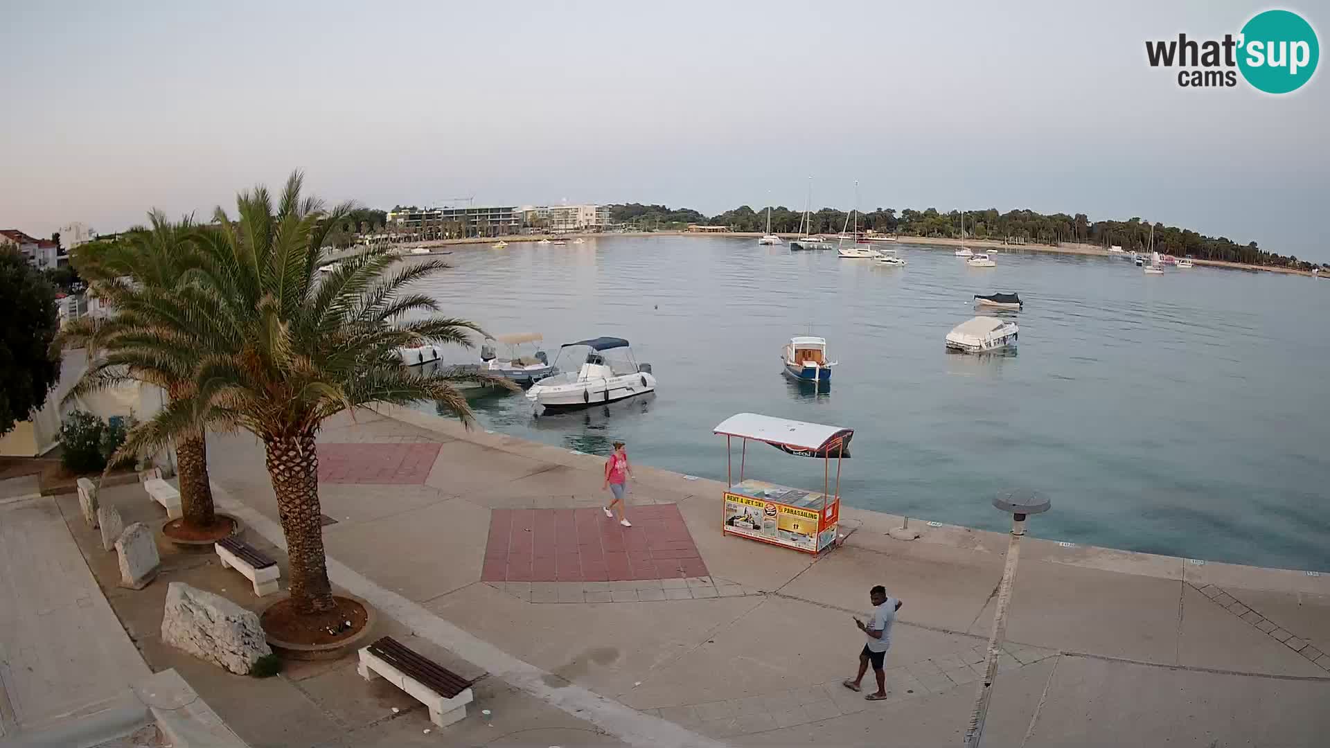 Seaside promenade in Novalja