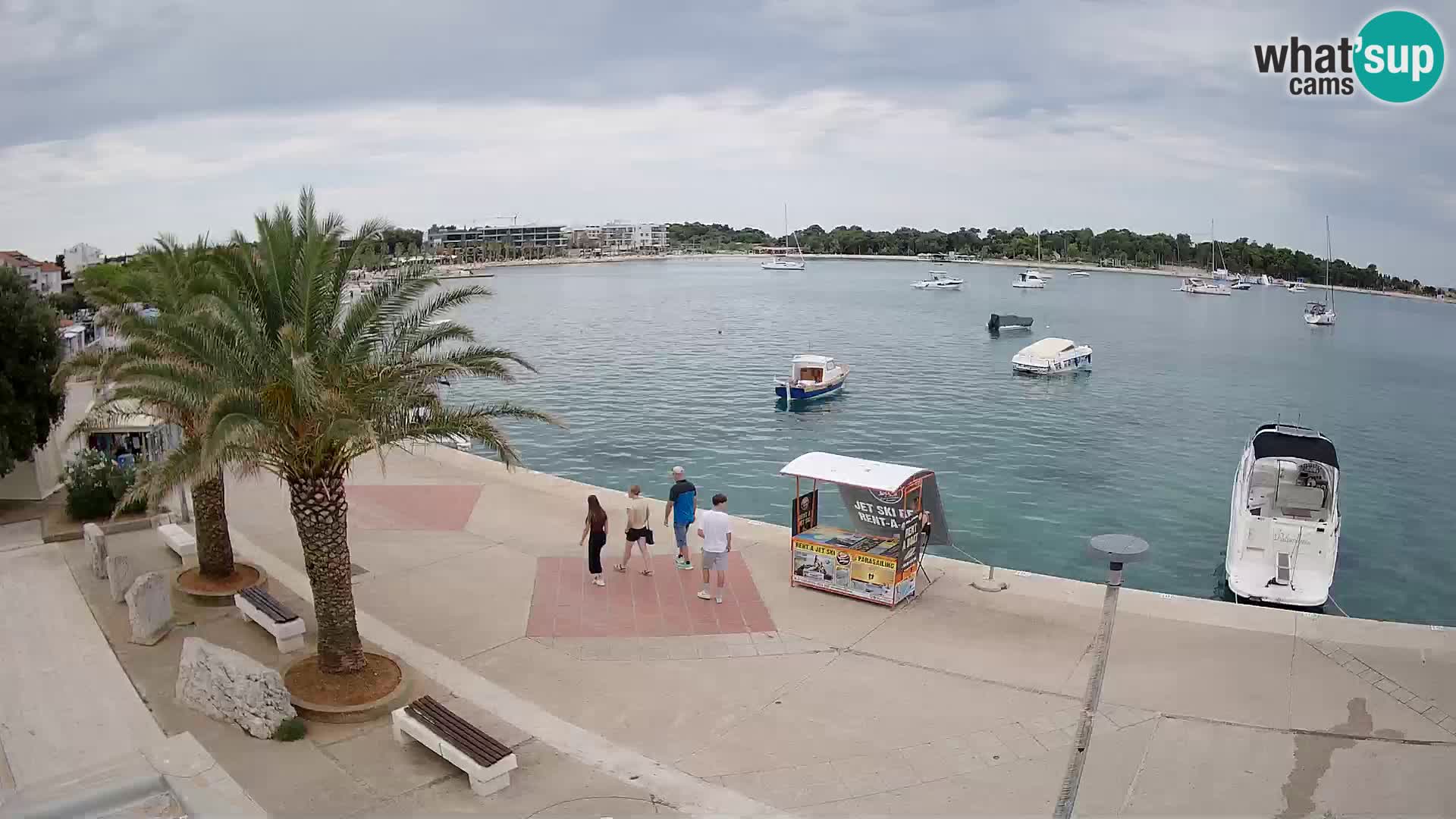 Seaside promenade in Novalja