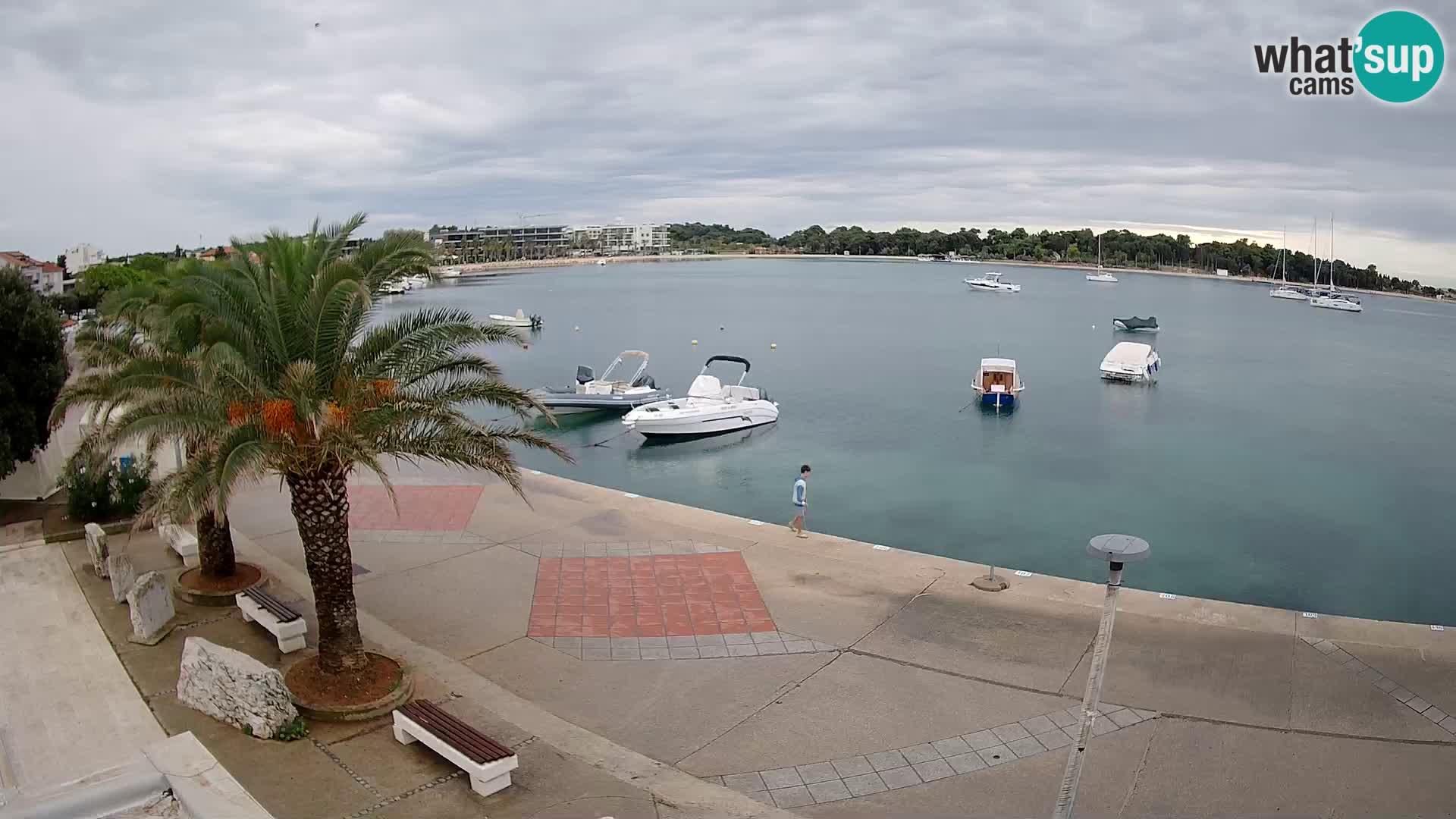 Seaside promenade in Novalja