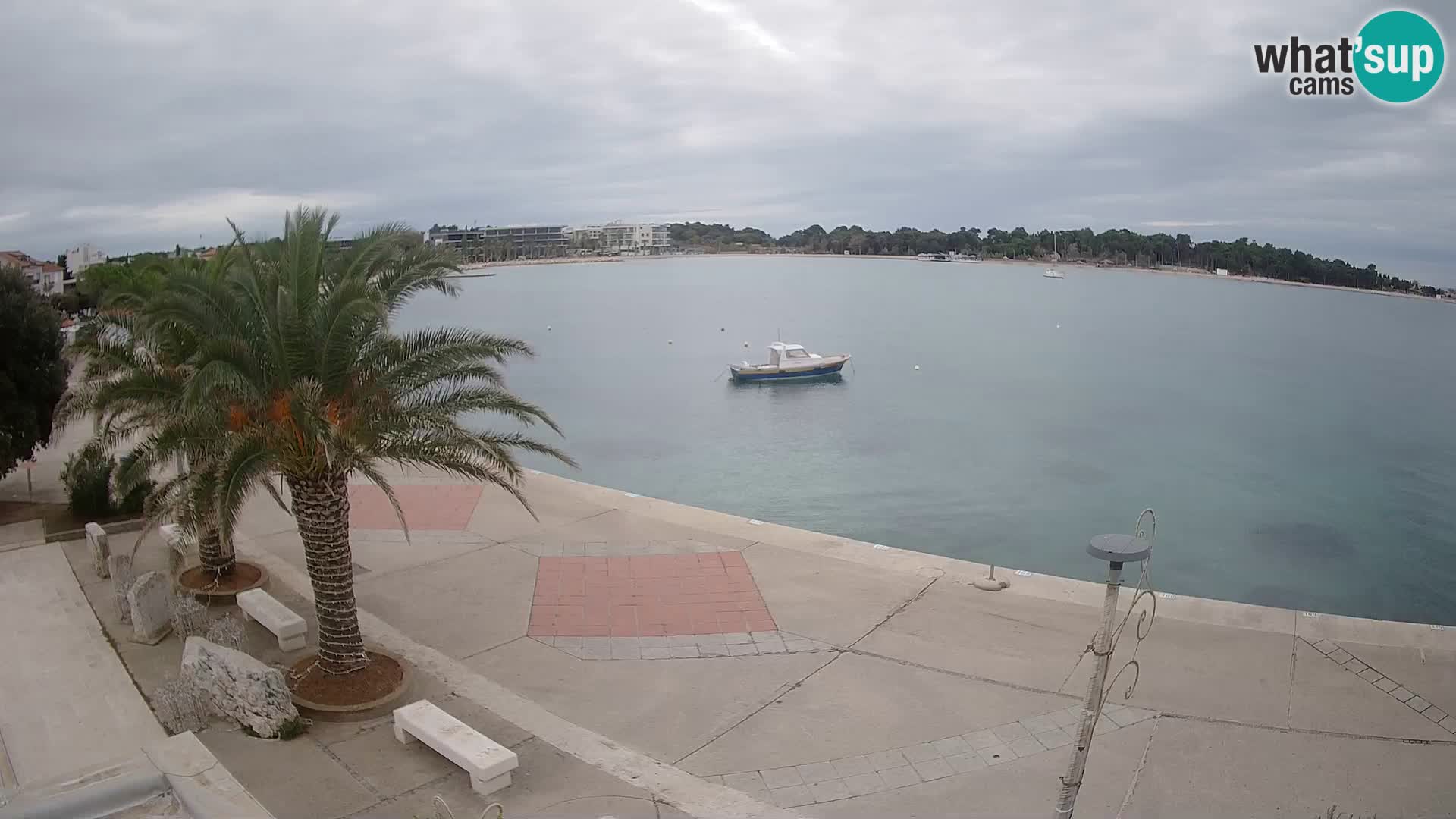 Seaside promenade in Novalja