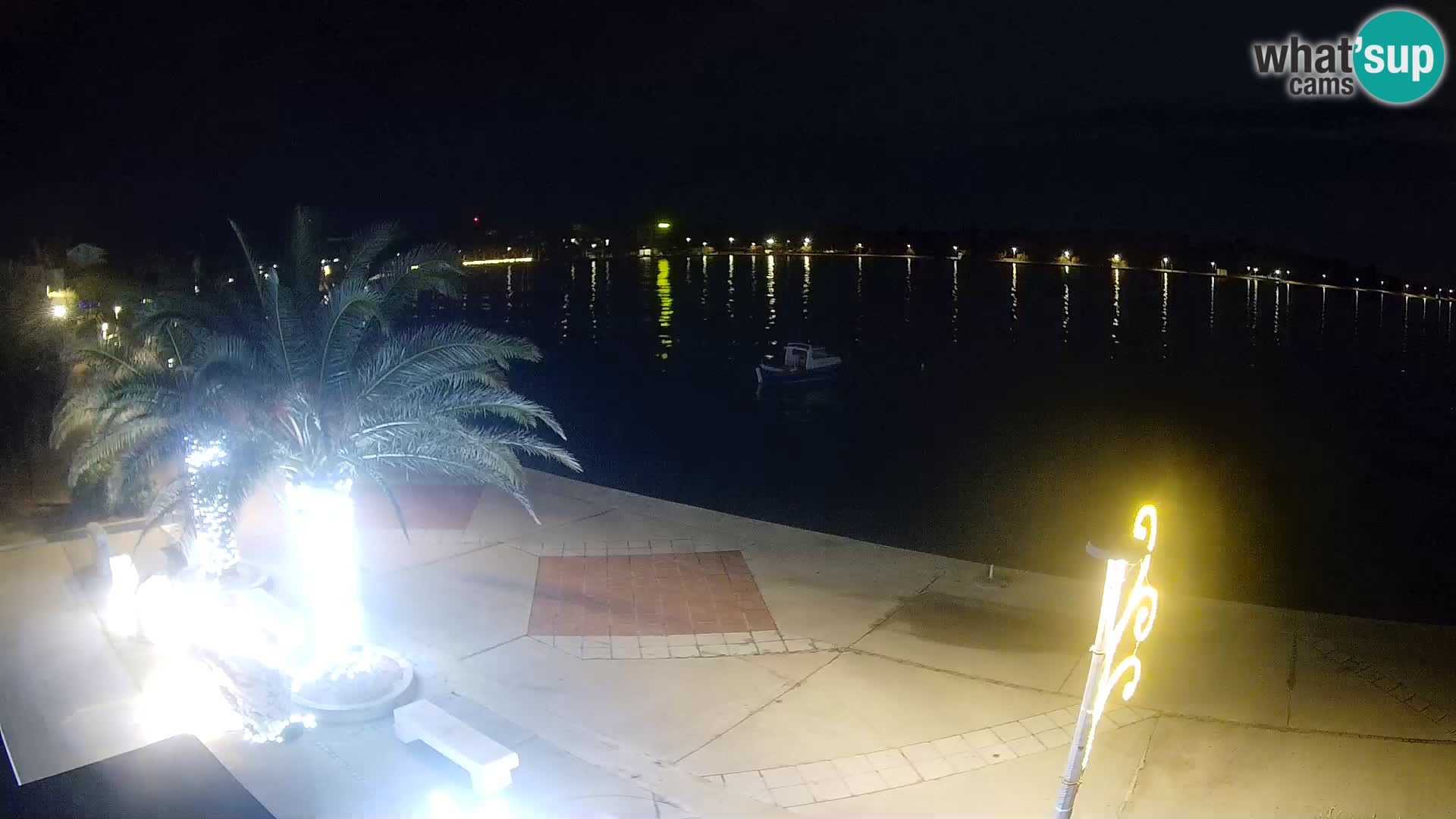 Seaside promenade in Novalja