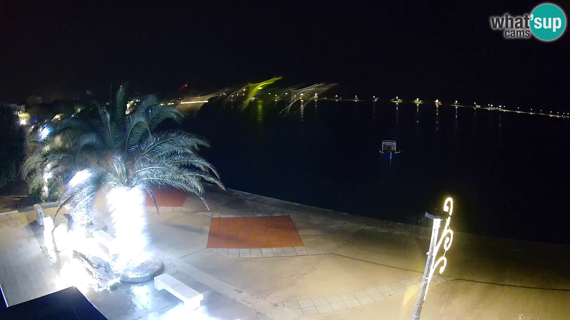 Seaside promenade in Novalja