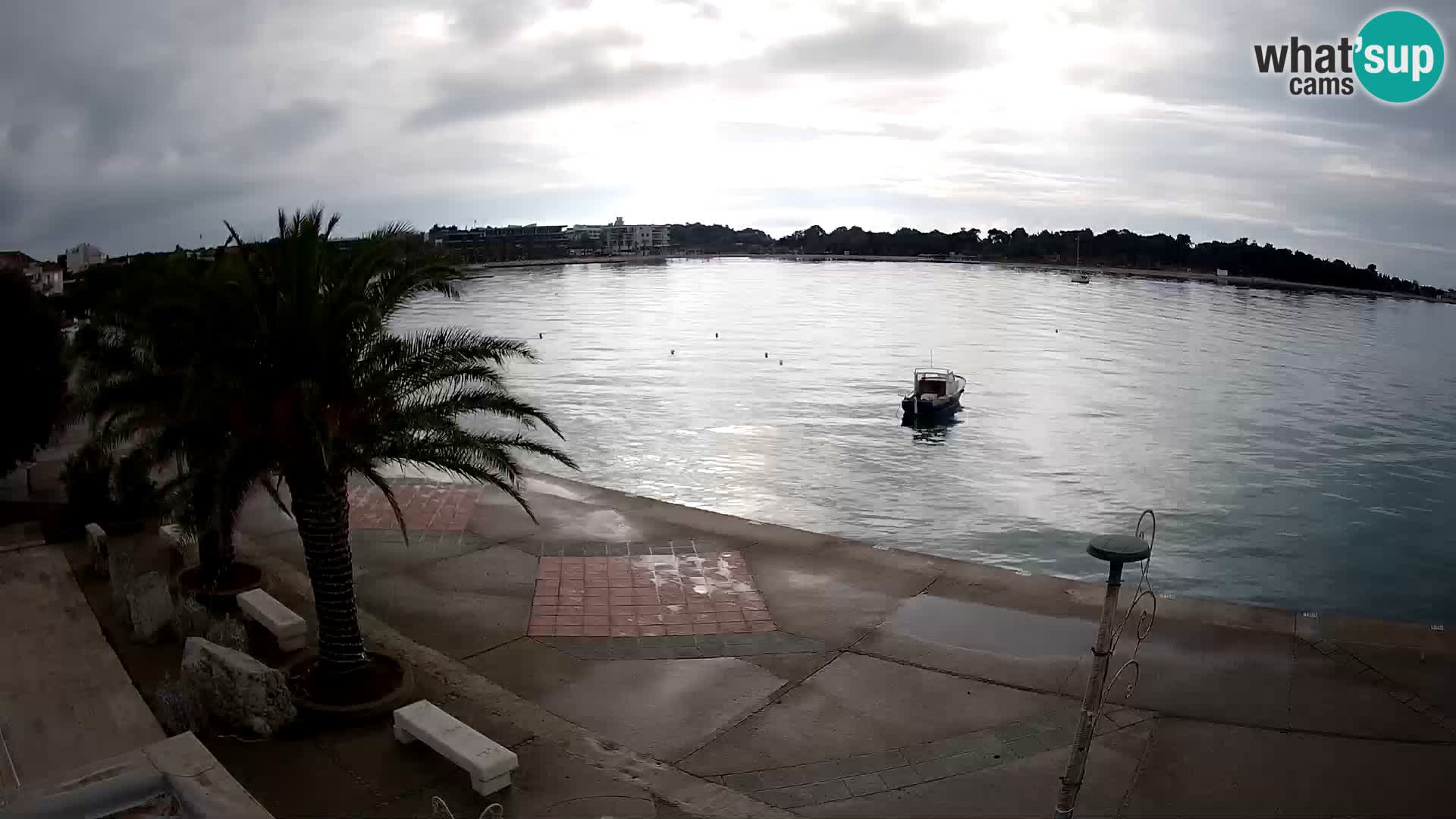 Seaside promenade in Novalja