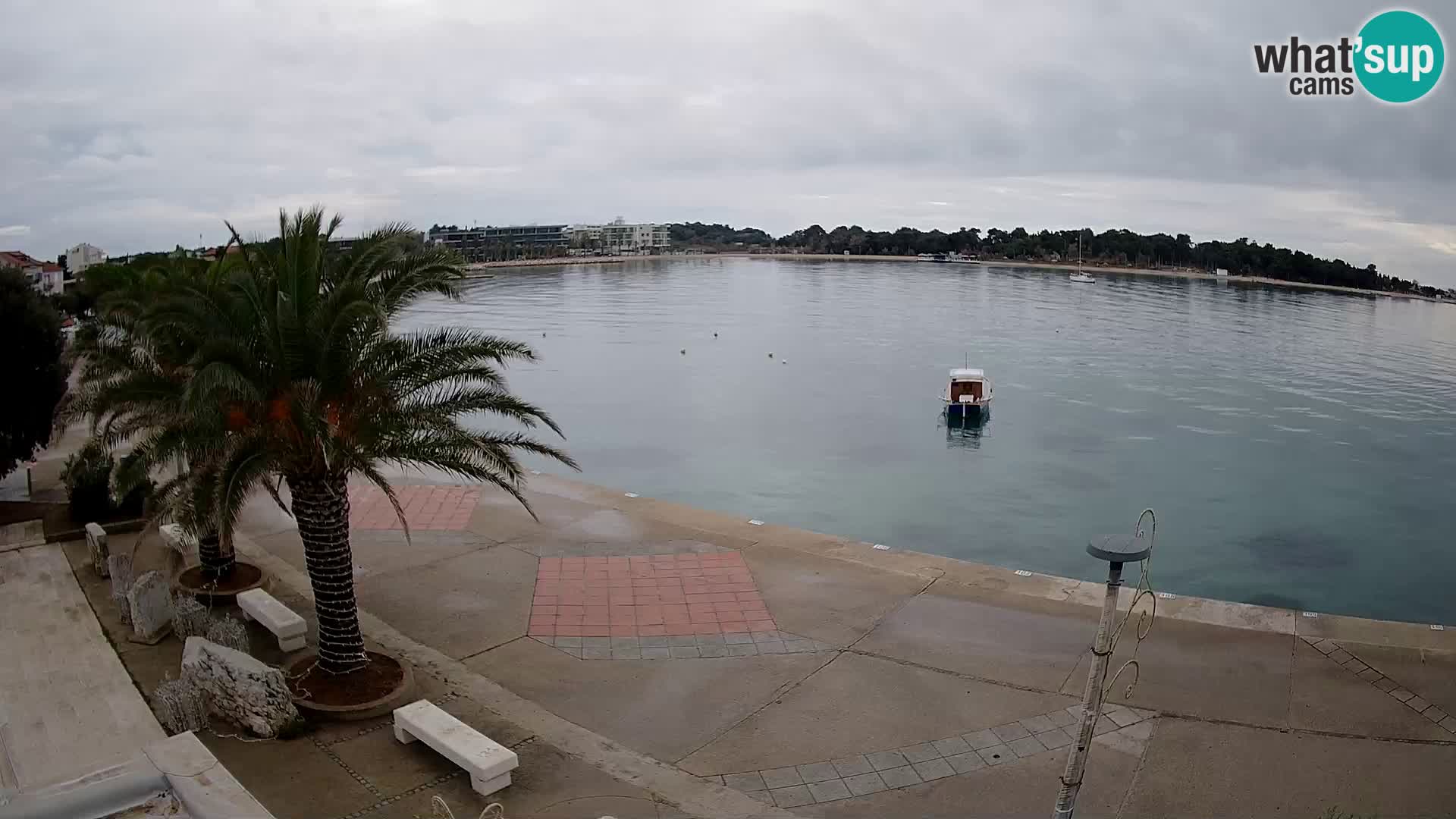 Seaside promenade in Novalja
