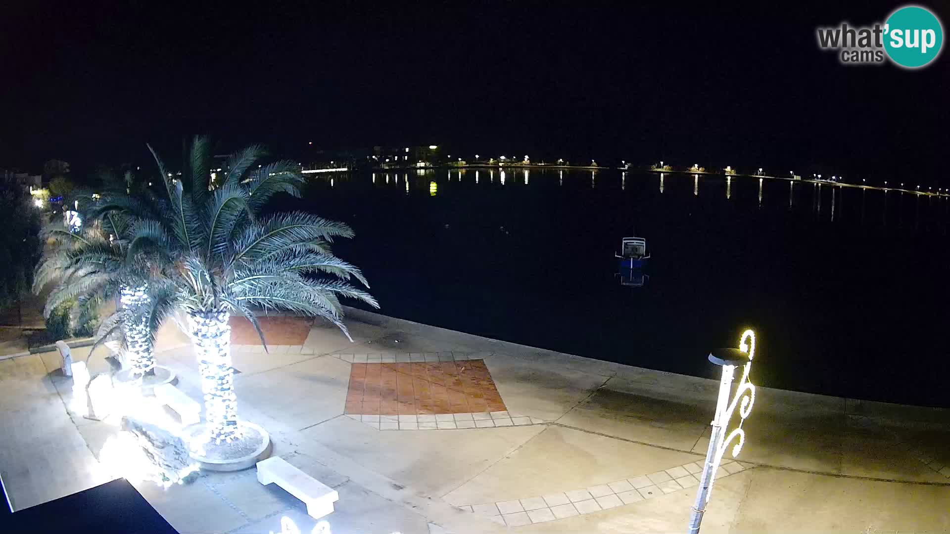 Seaside promenade in Novalja