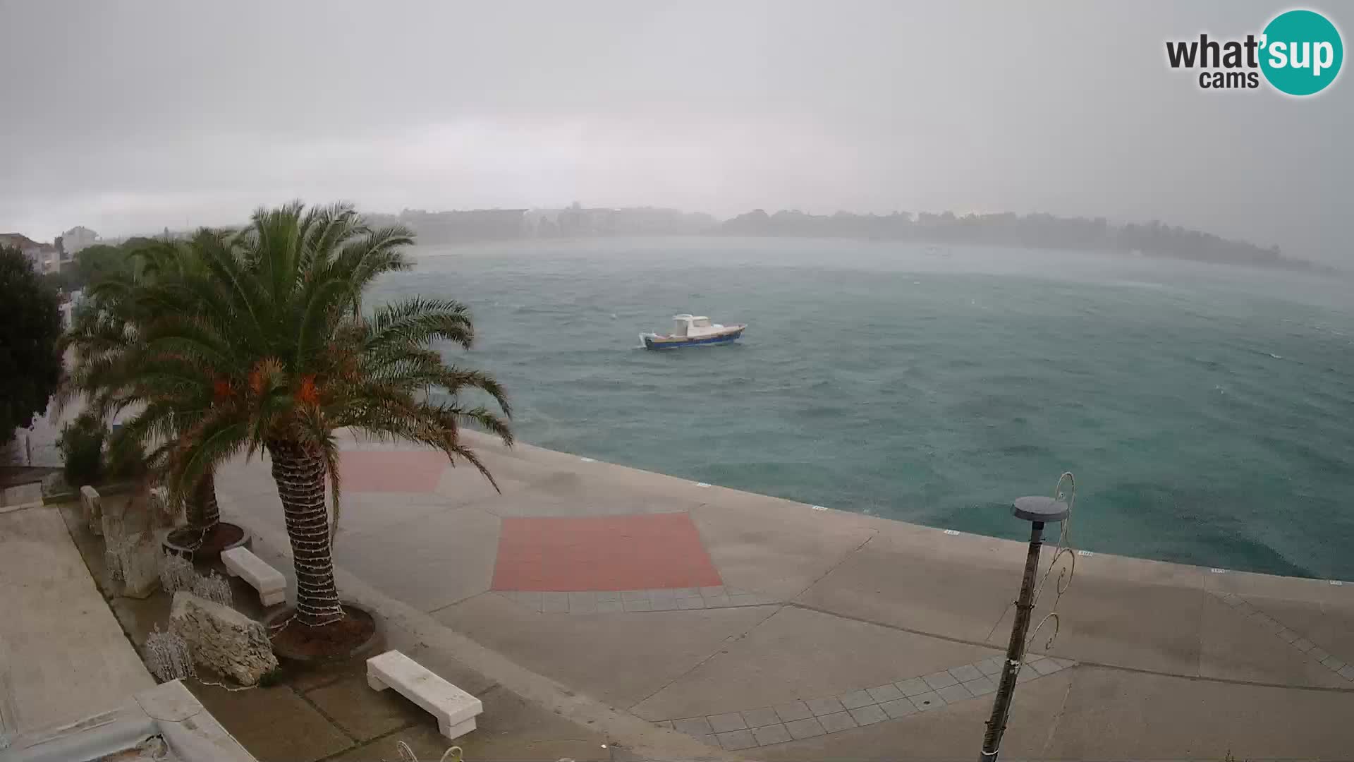 Seaside promenade in Novalja