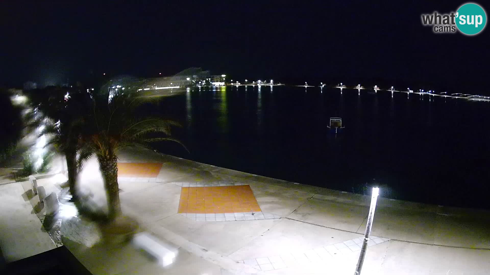 Seaside promenade in Novalja