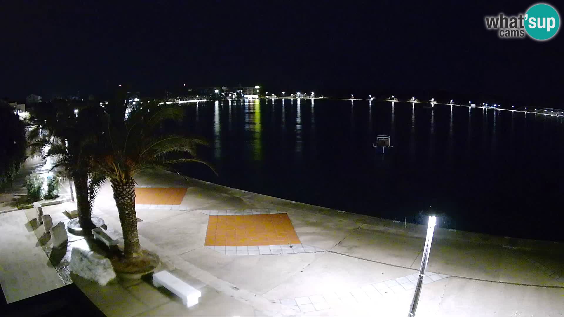 Seaside promenade in Novalja