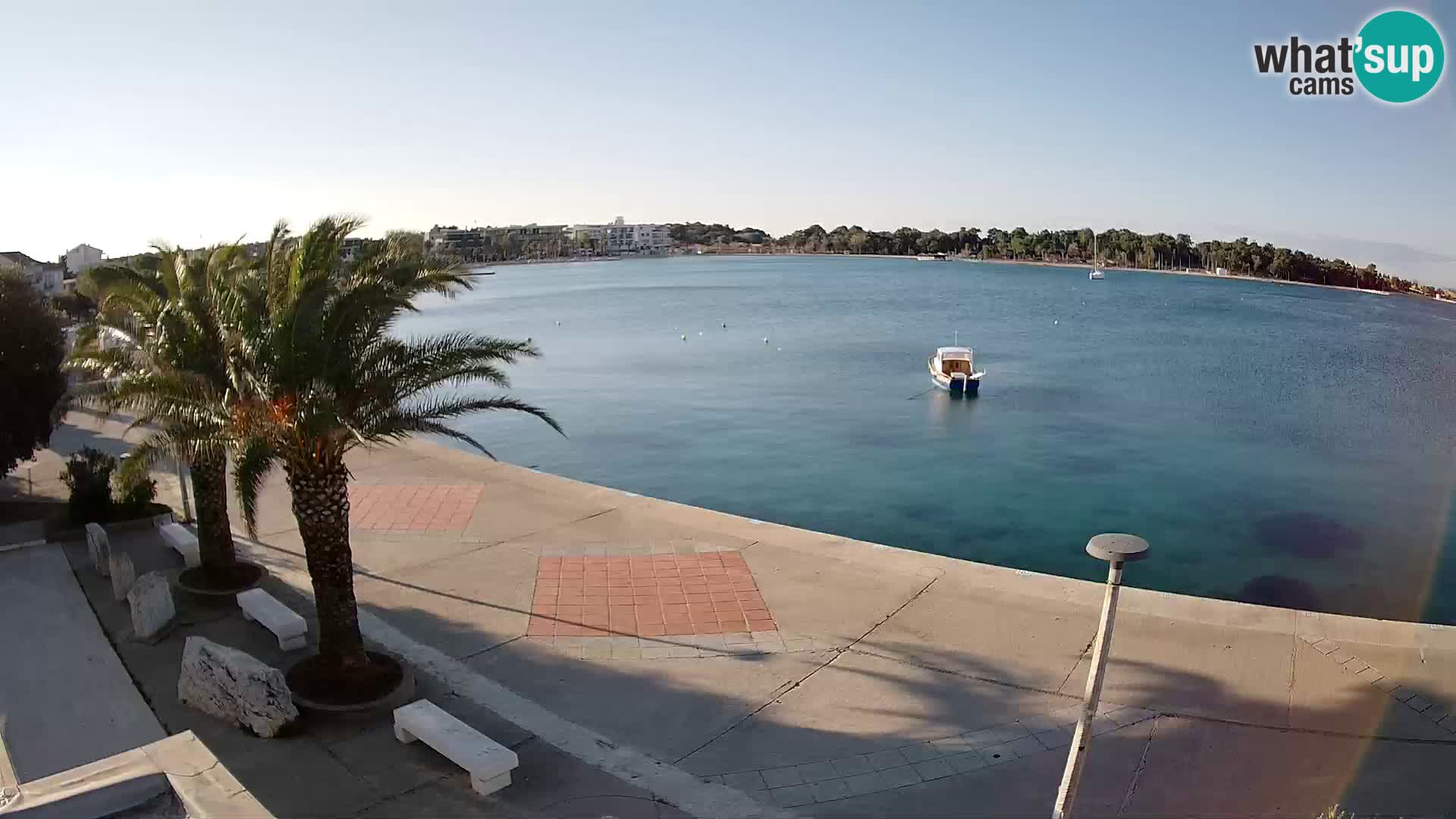 Seaside promenade in Novalja