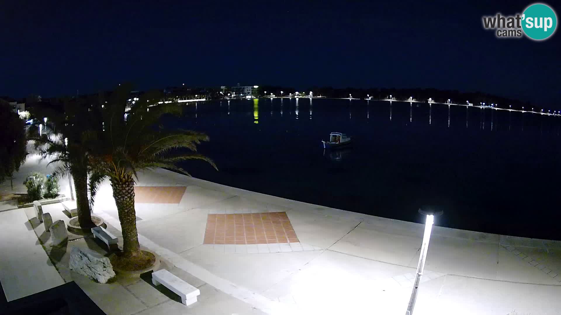 Seaside promenade in Novalja