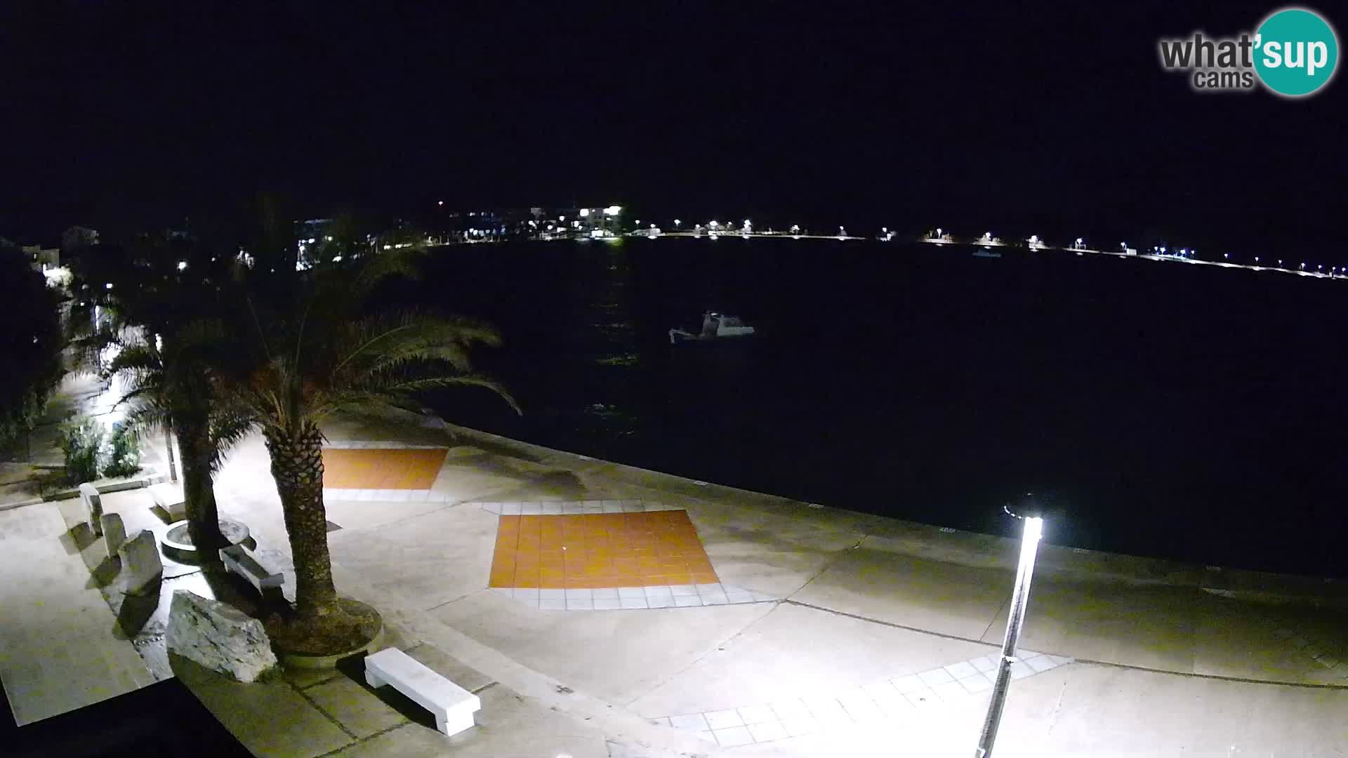 Seaside promenade in Novalja