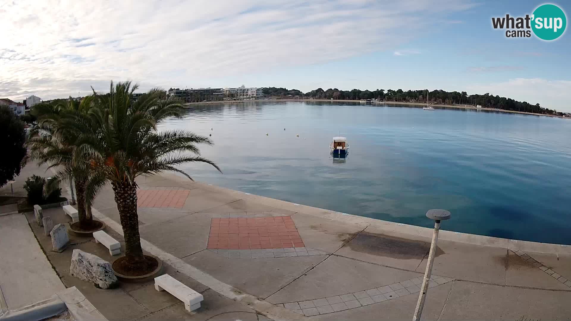 Seaside promenade in Novalja