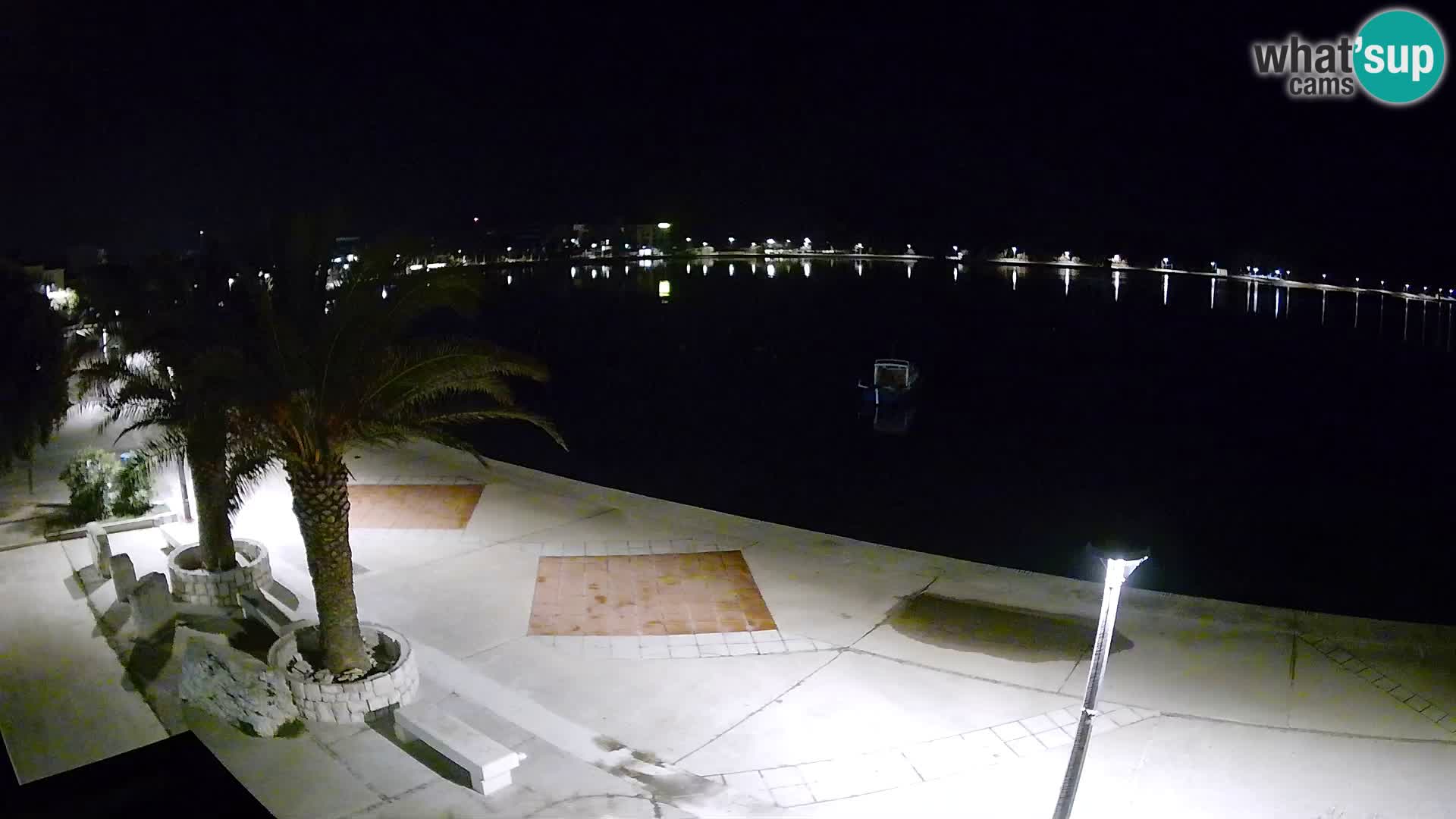 Seaside promenade in Novalja
