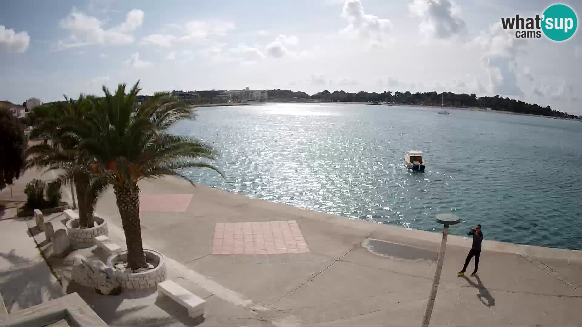 Seaside promenade in Novalja