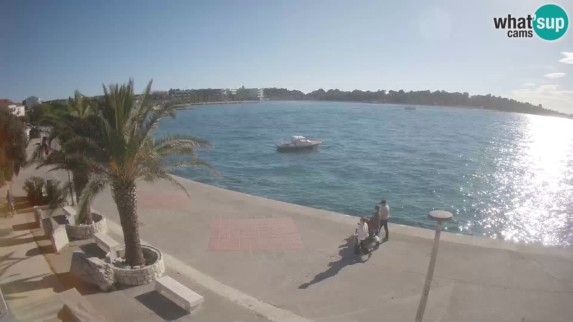 Seaside promenade in Novalja