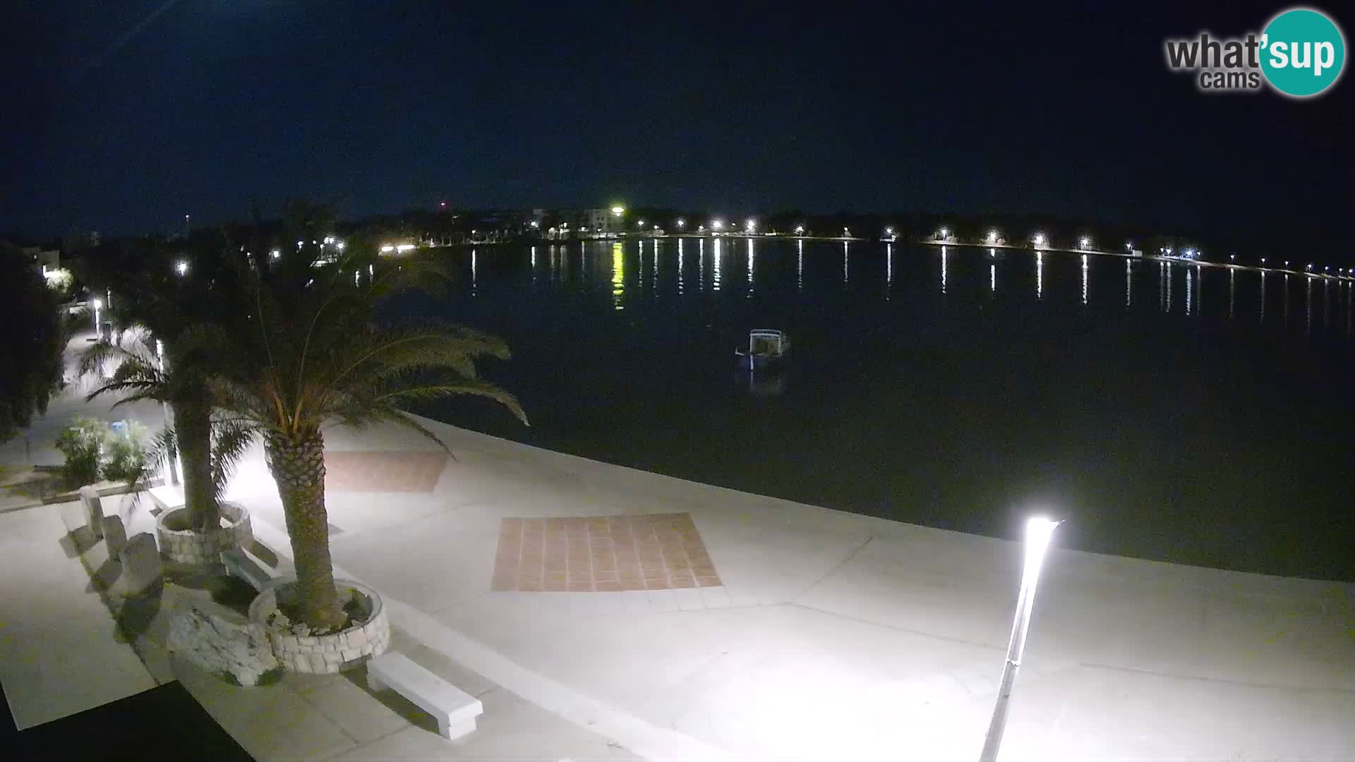 Seaside promenade in Novalja