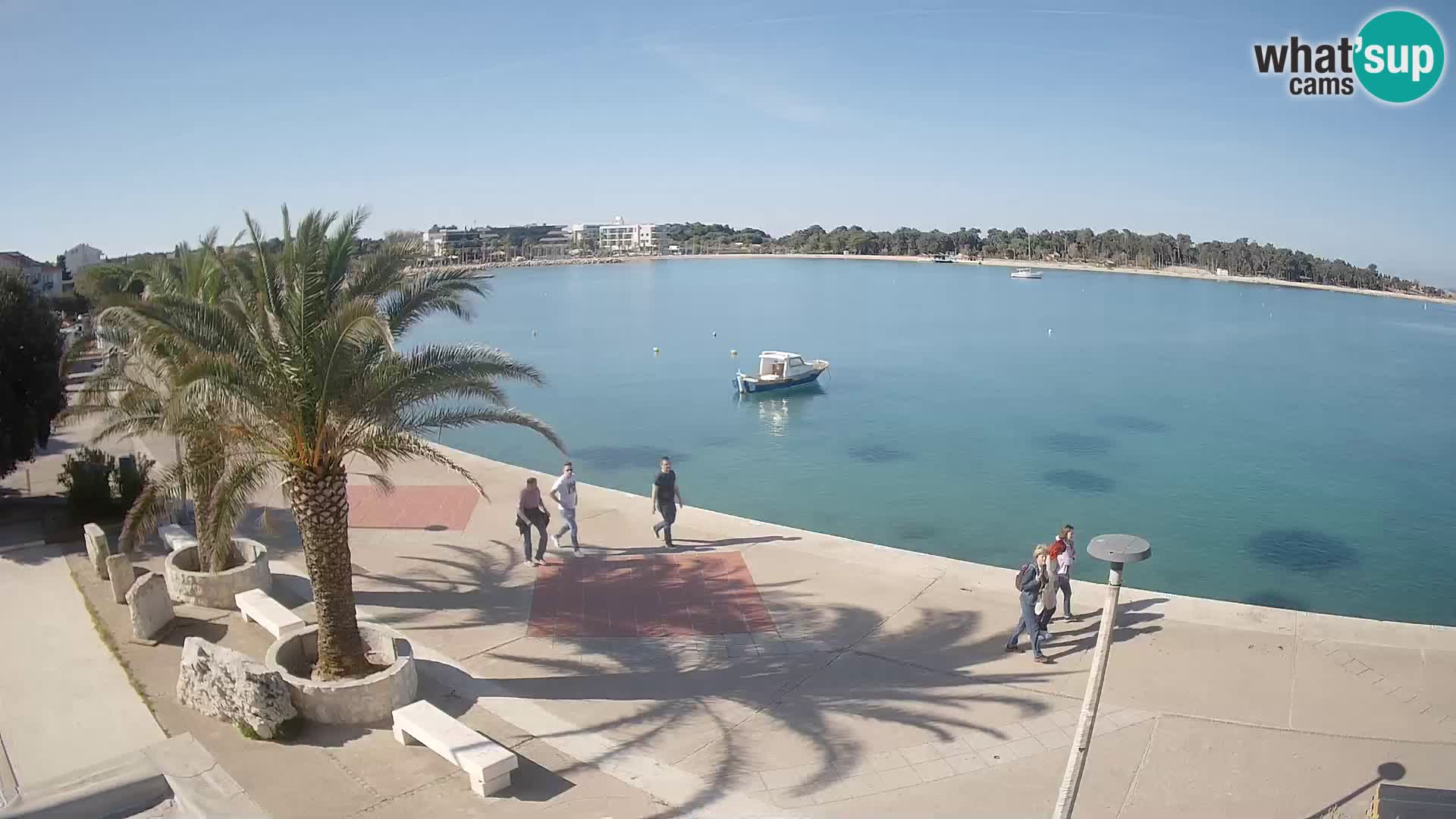 Seaside promenade in Novalja
