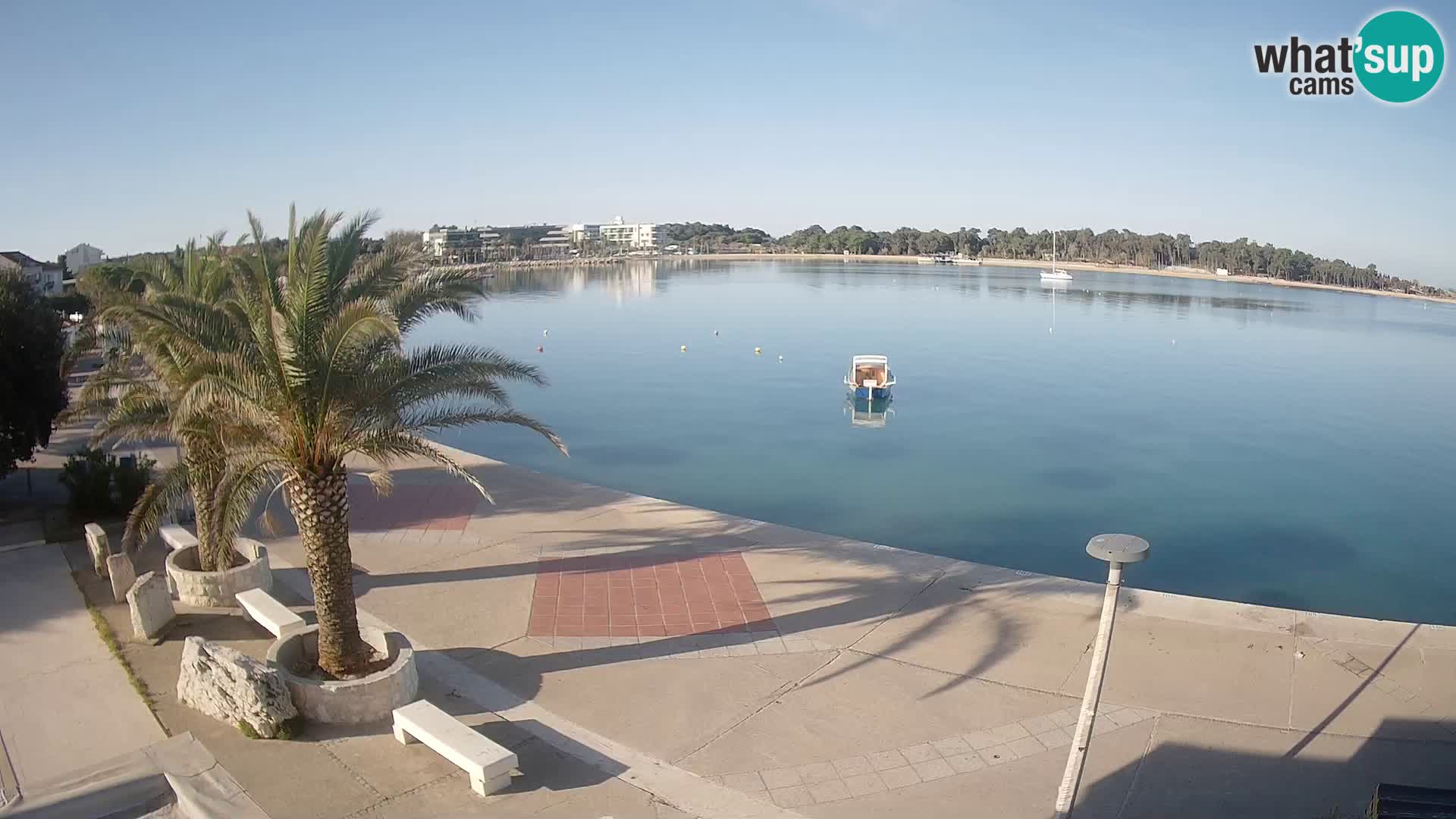 Seaside promenade in Novalja