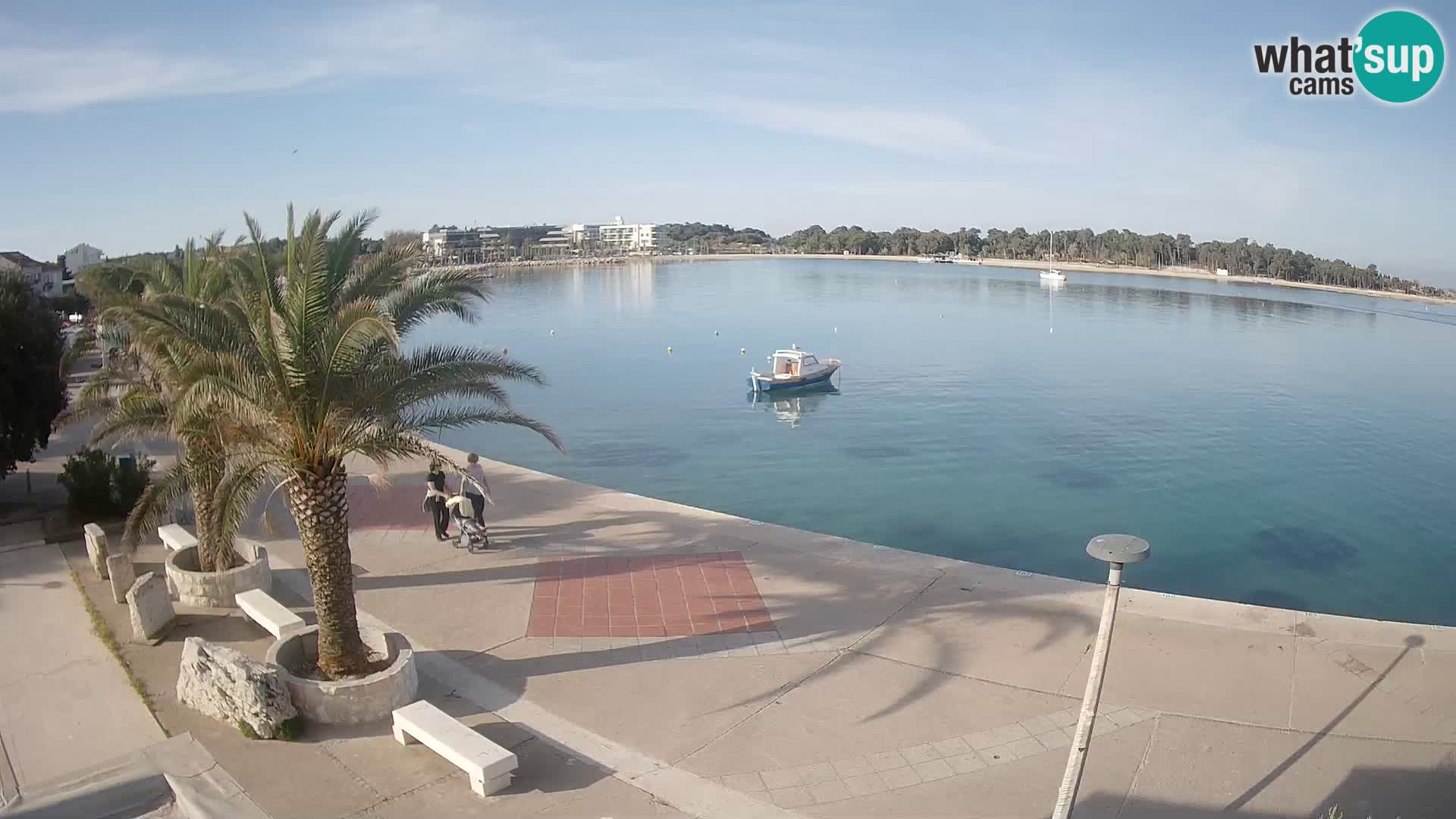Seaside promenade in Novalja