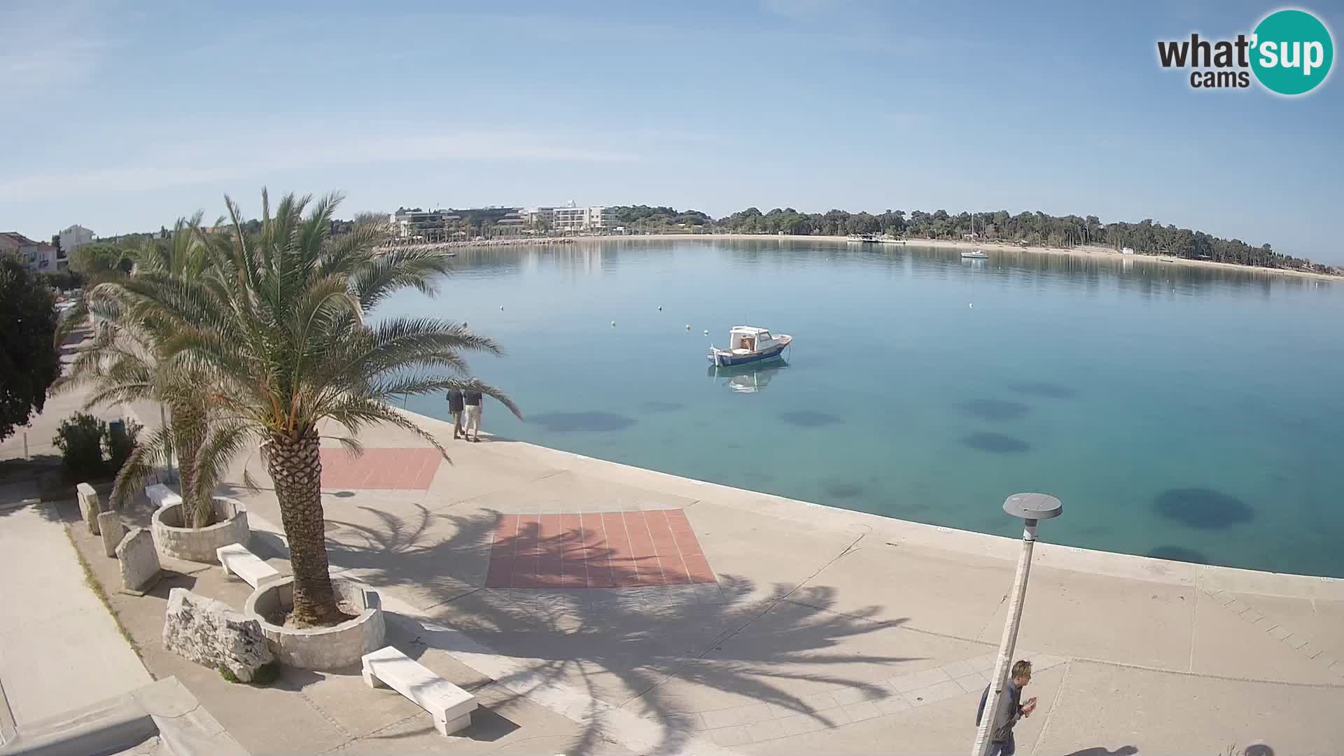Seaside promenade in Novalja