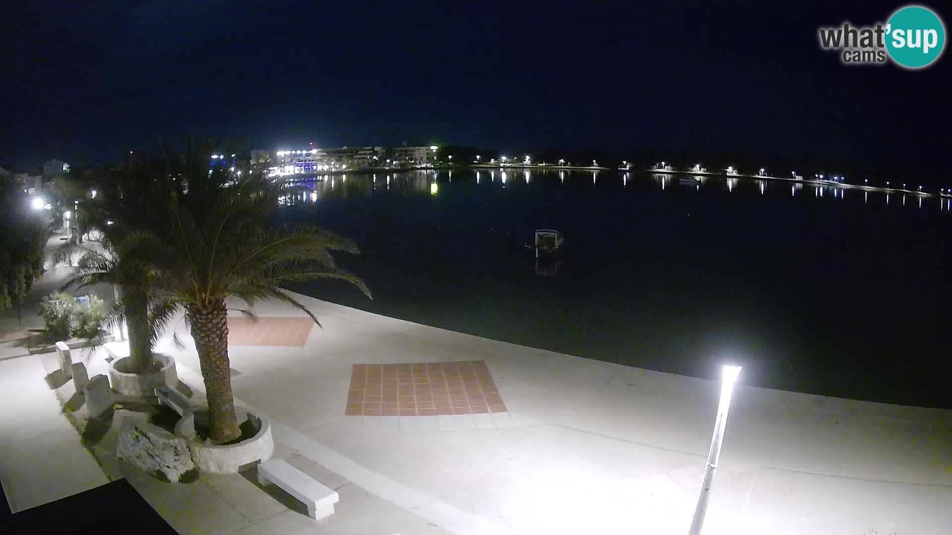 Seaside promenade in Novalja