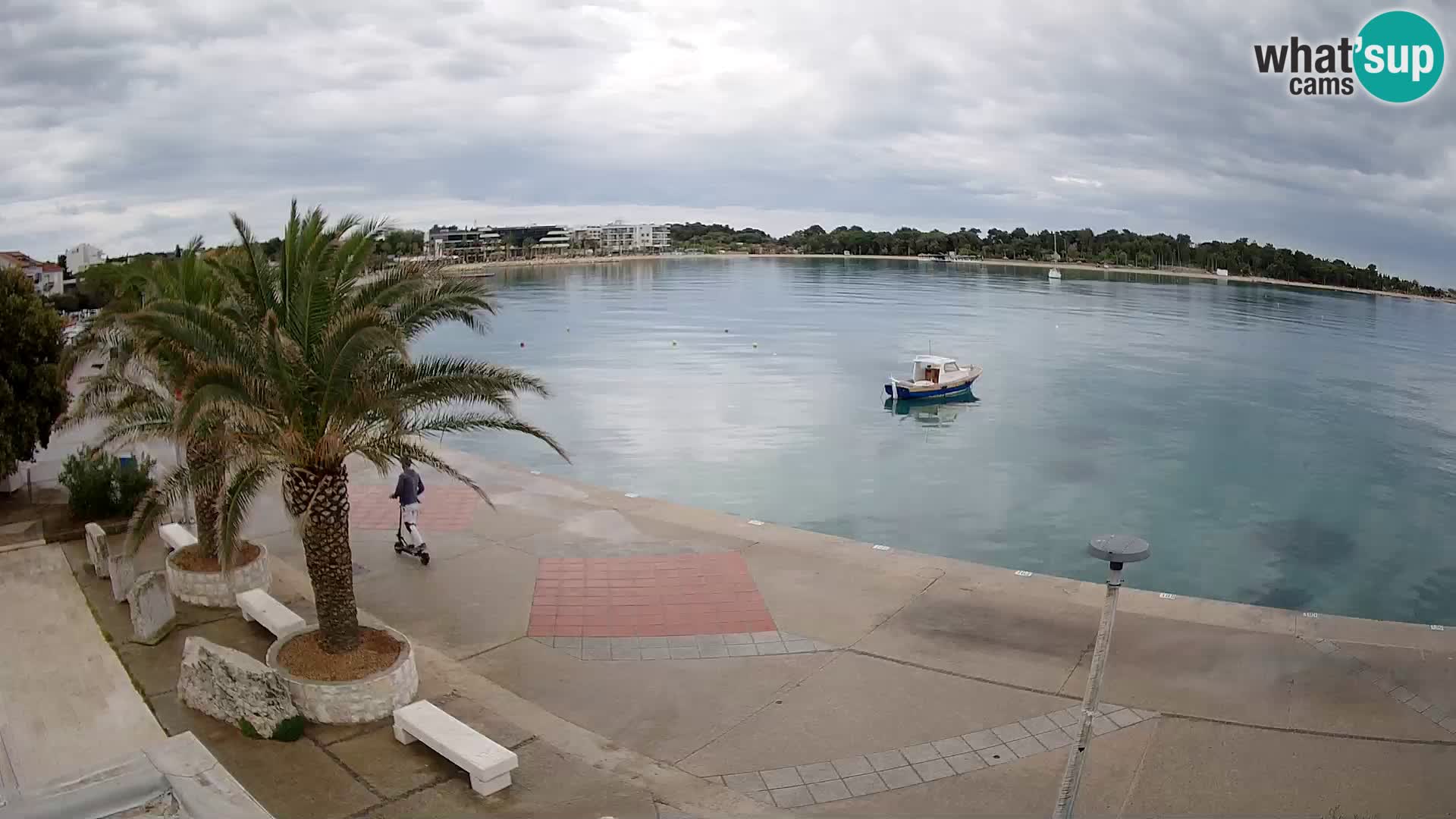 Seaside promenade in Novalja