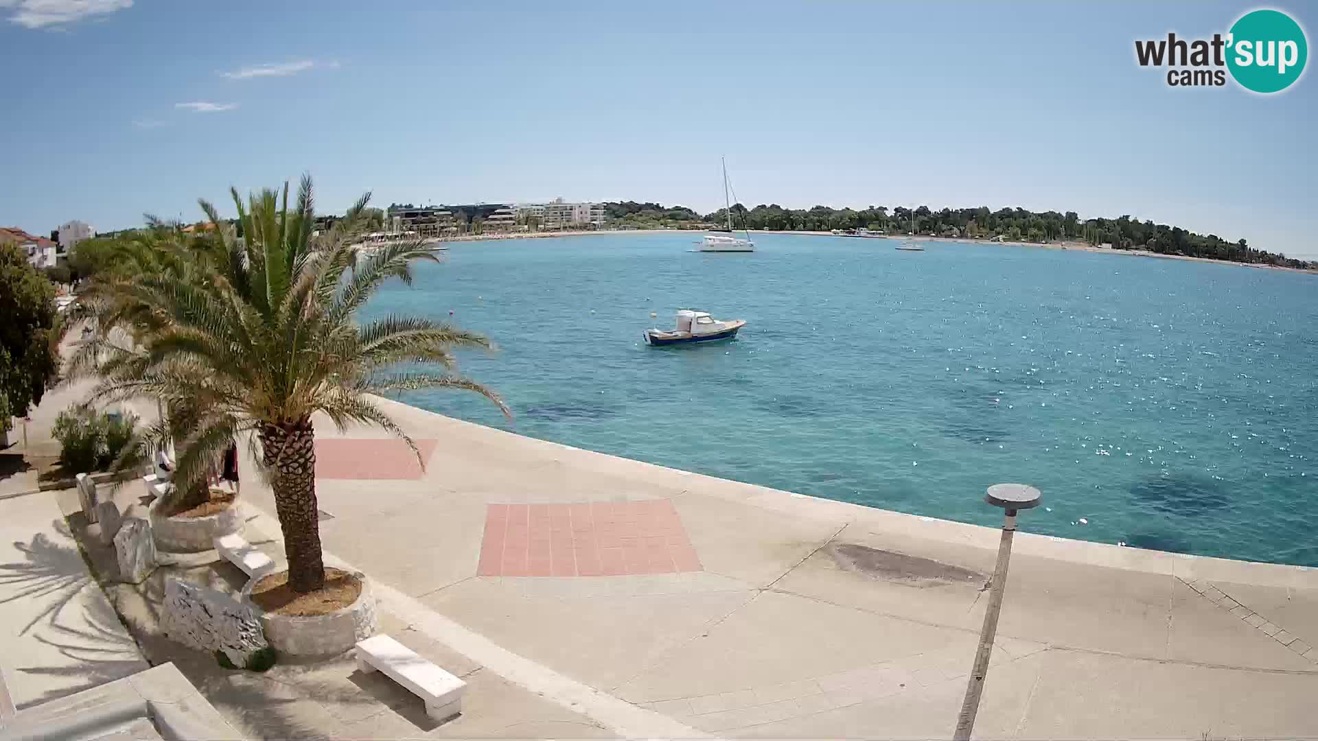 Seaside promenade in Novalja