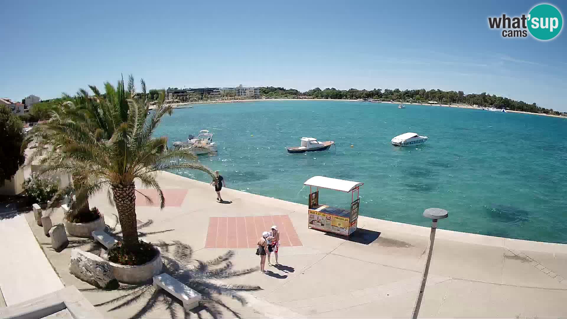 Seaside promenade in Novalja