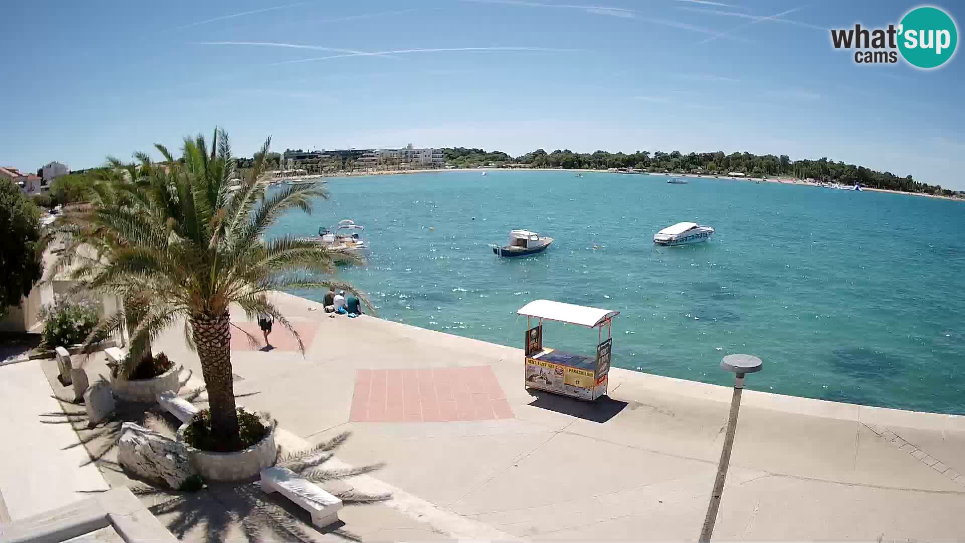 Seaside promenade in Novalja