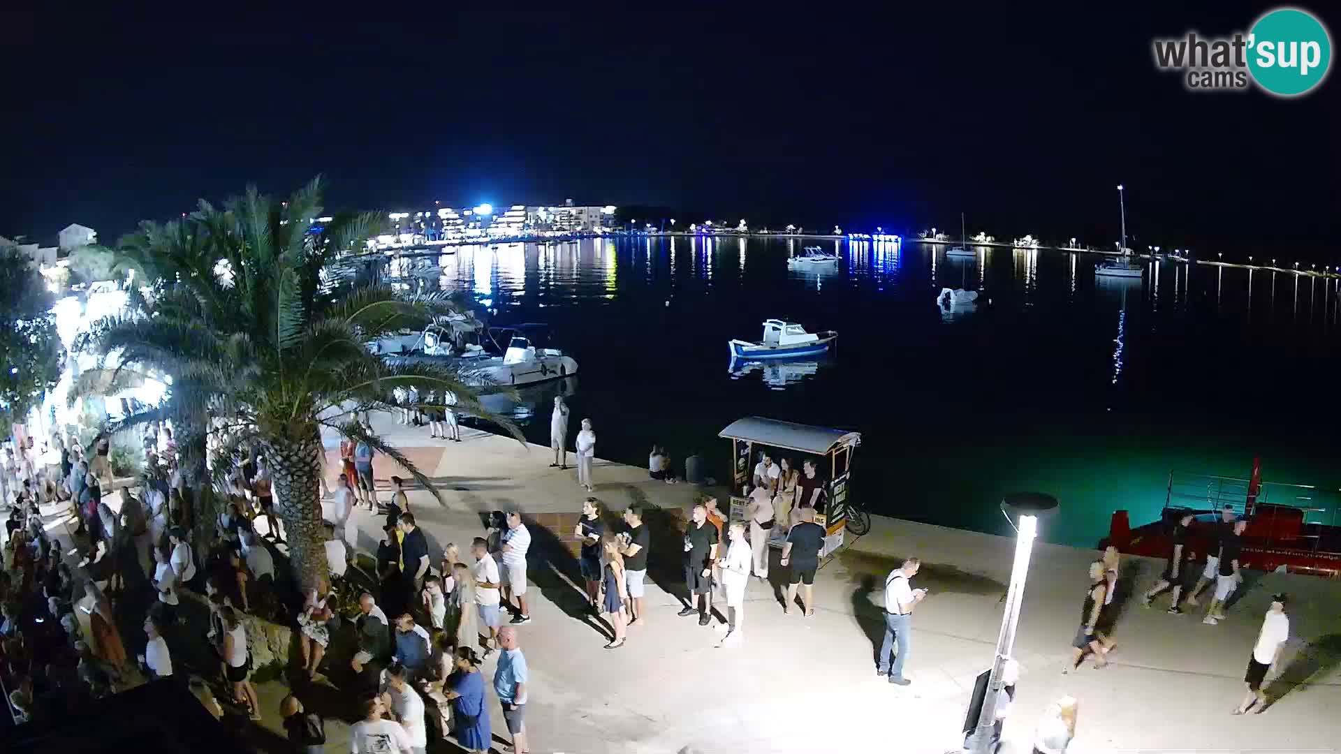 Seaside promenade in Novalja