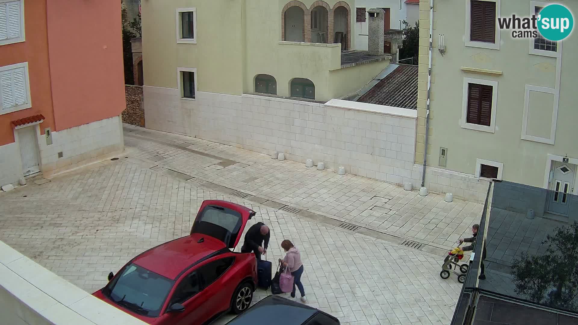 Novalja – piazza Alojzija Stepinca e via Dalmacia