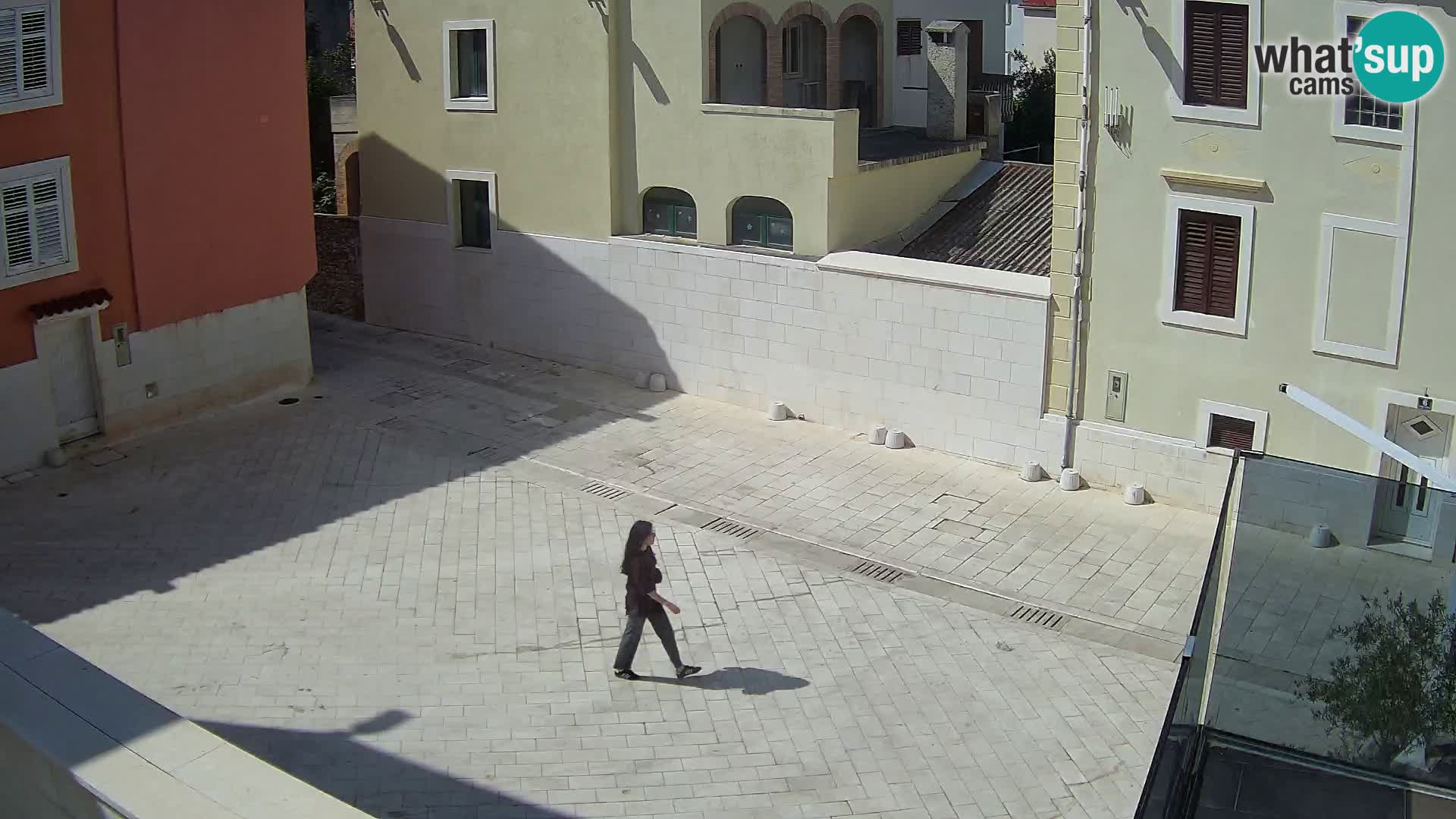 Novalja – piazza Alojzija Stepinca e via Dalmacia